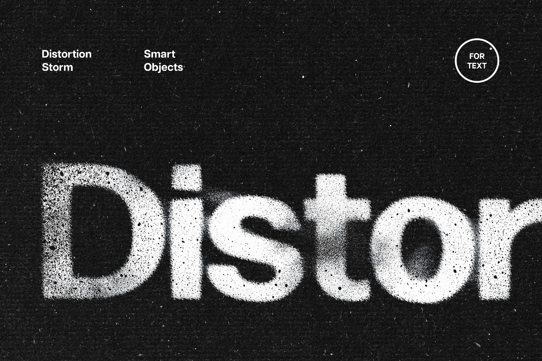 Distort Storm Text Effect