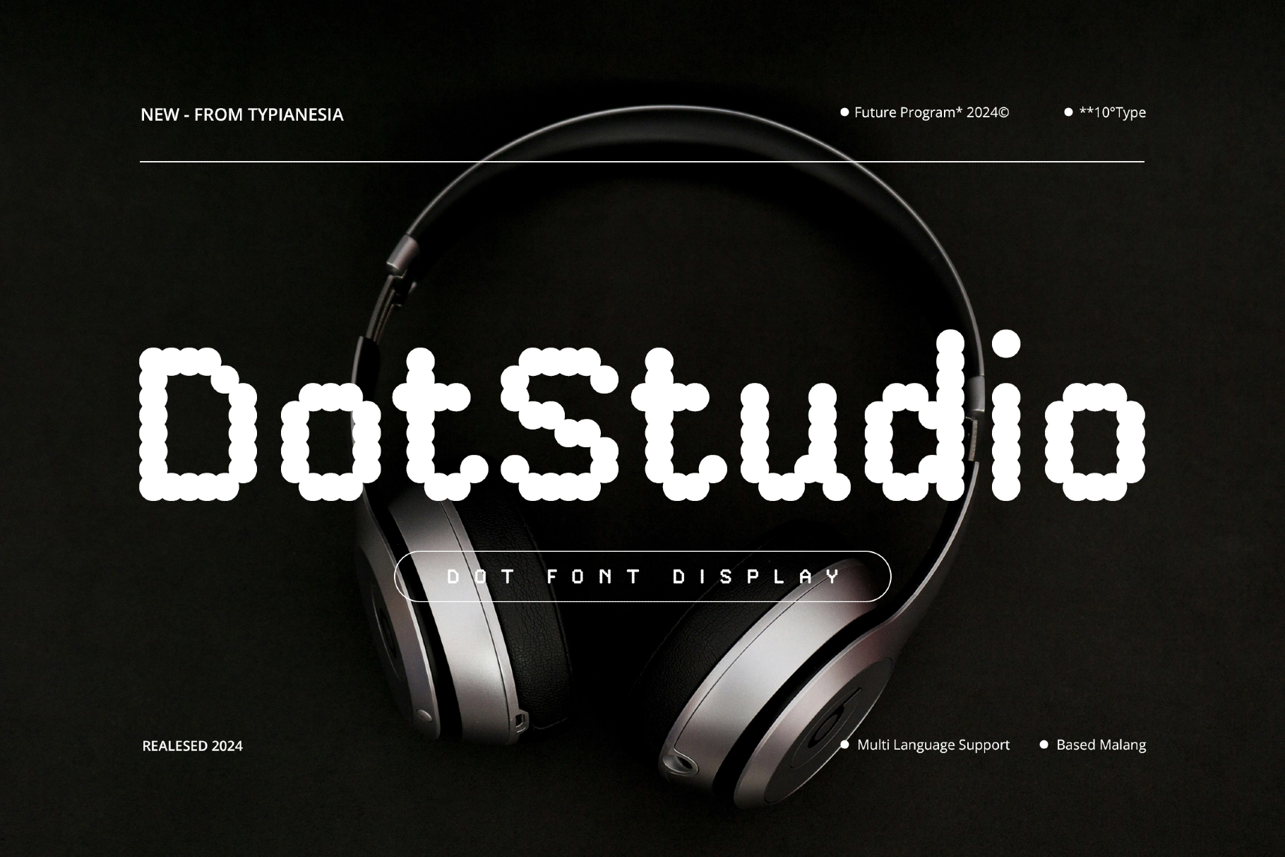 DotStudio - Digital Pixel Dot Font
