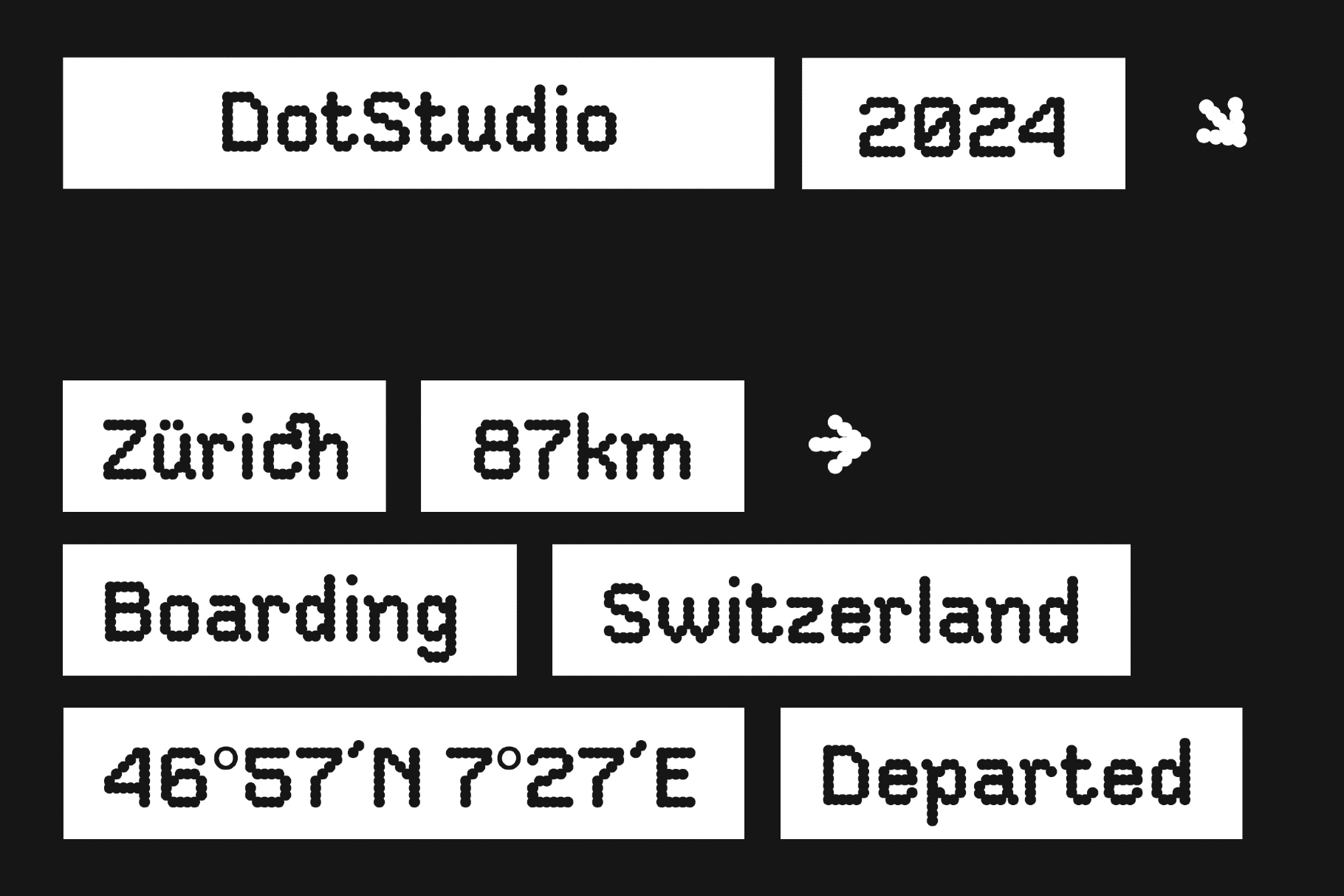 DotStudio - Digital Pixel Dot Font