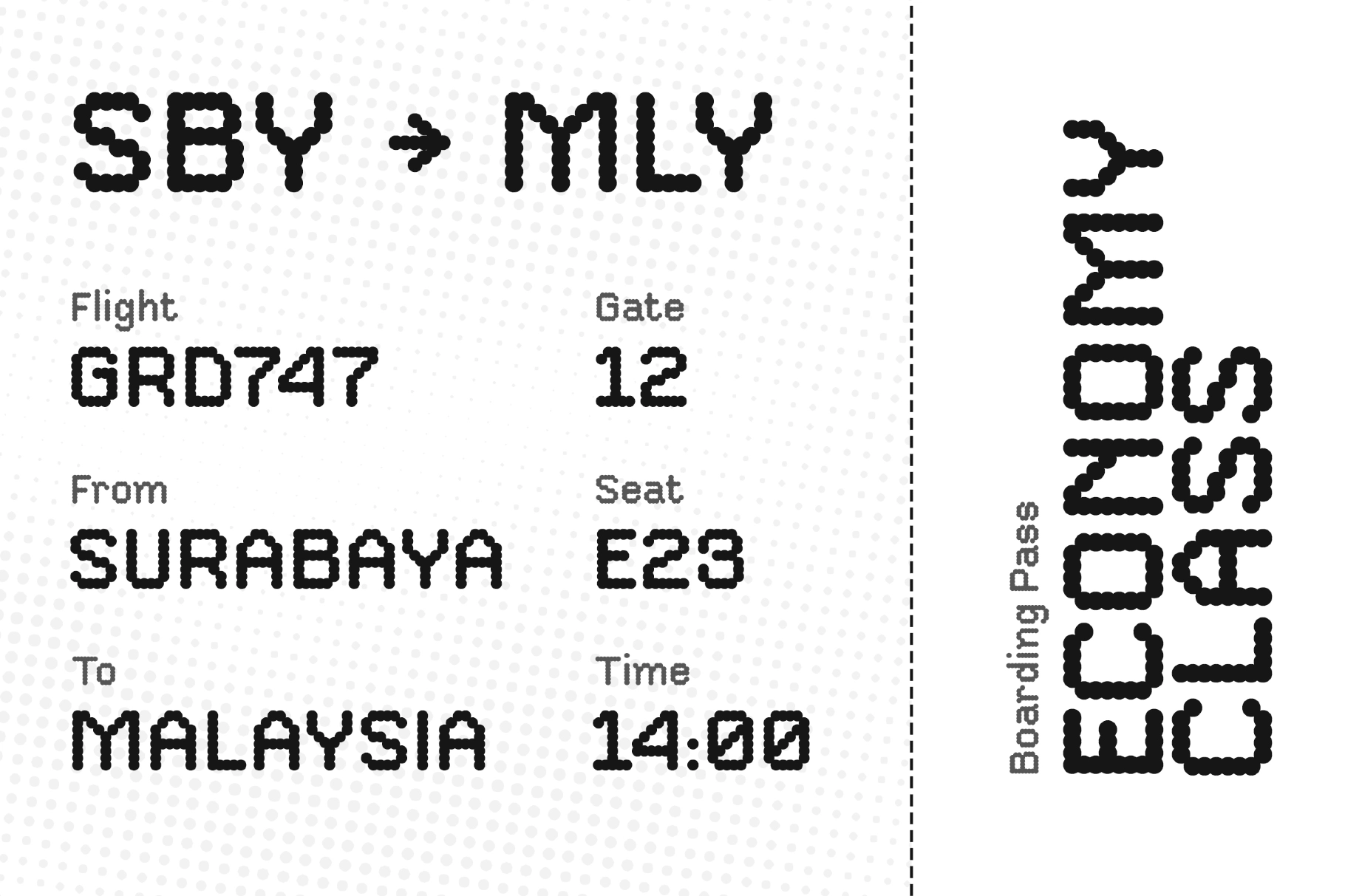 DotStudio - Digital Pixel Dot Font