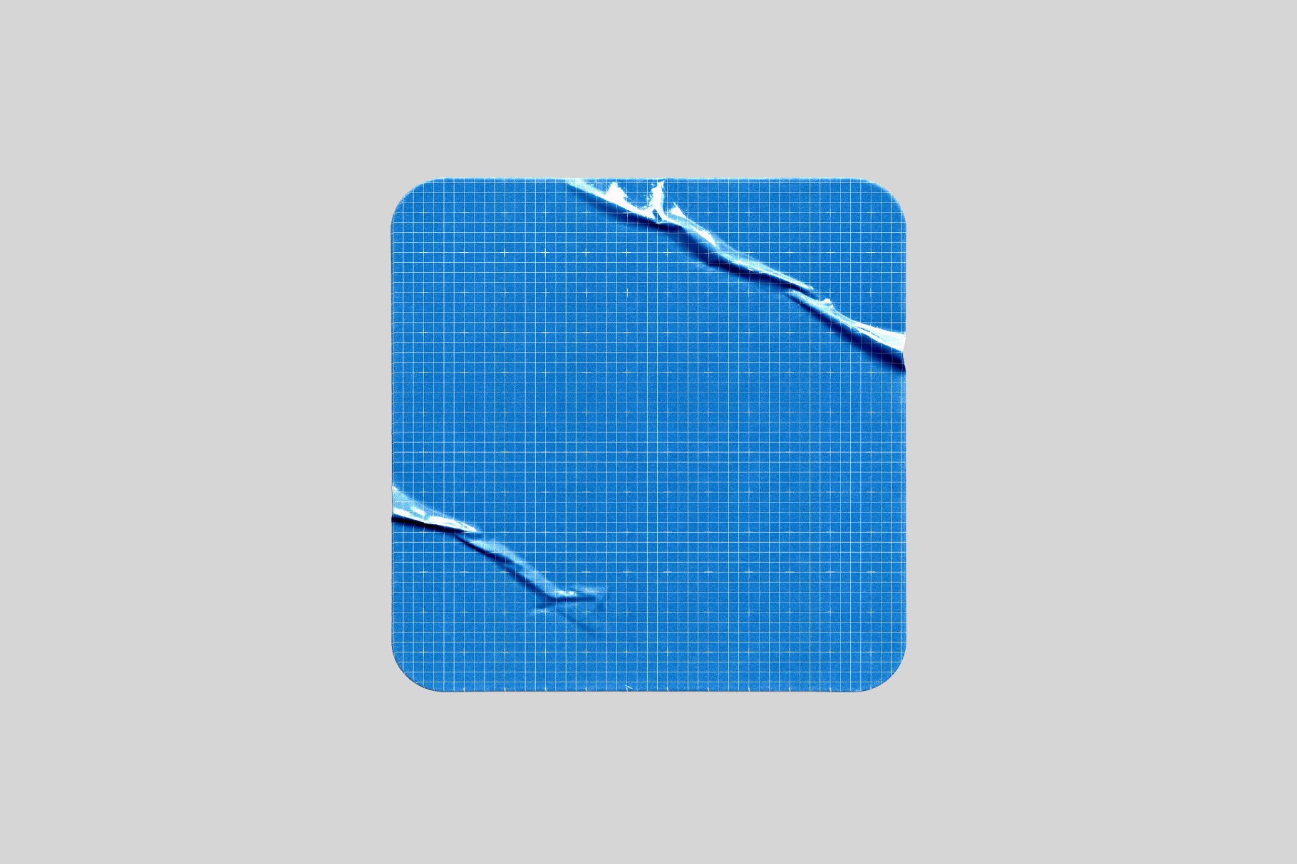 Square Vinyl Sticker Mockup