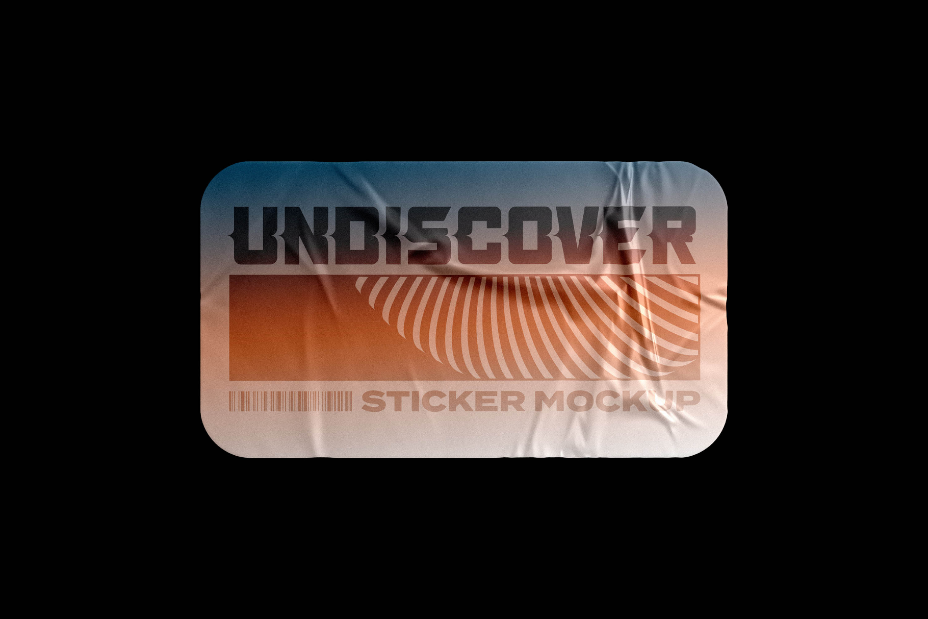 Rectangle Sticker Mockup