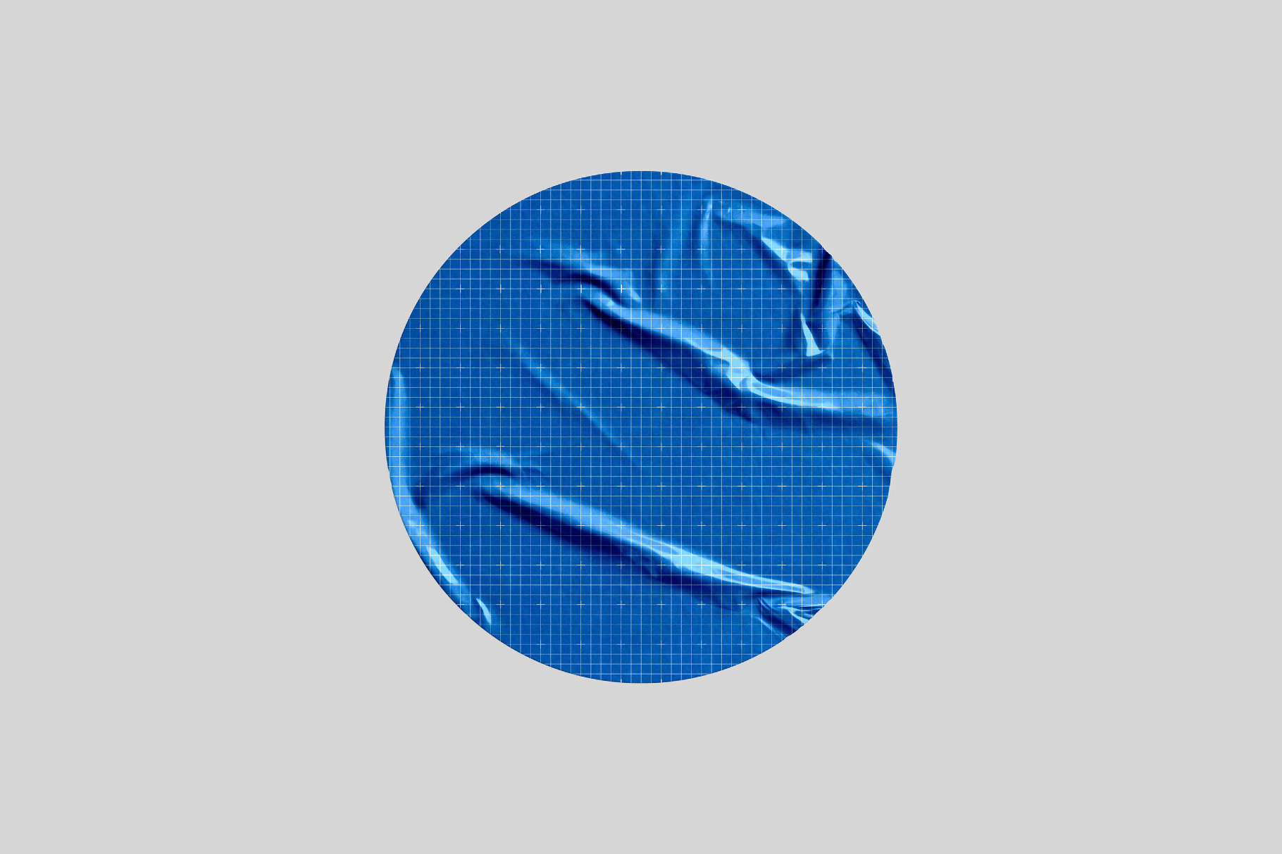 Wrinkled Die-Cut Sticker Mockup