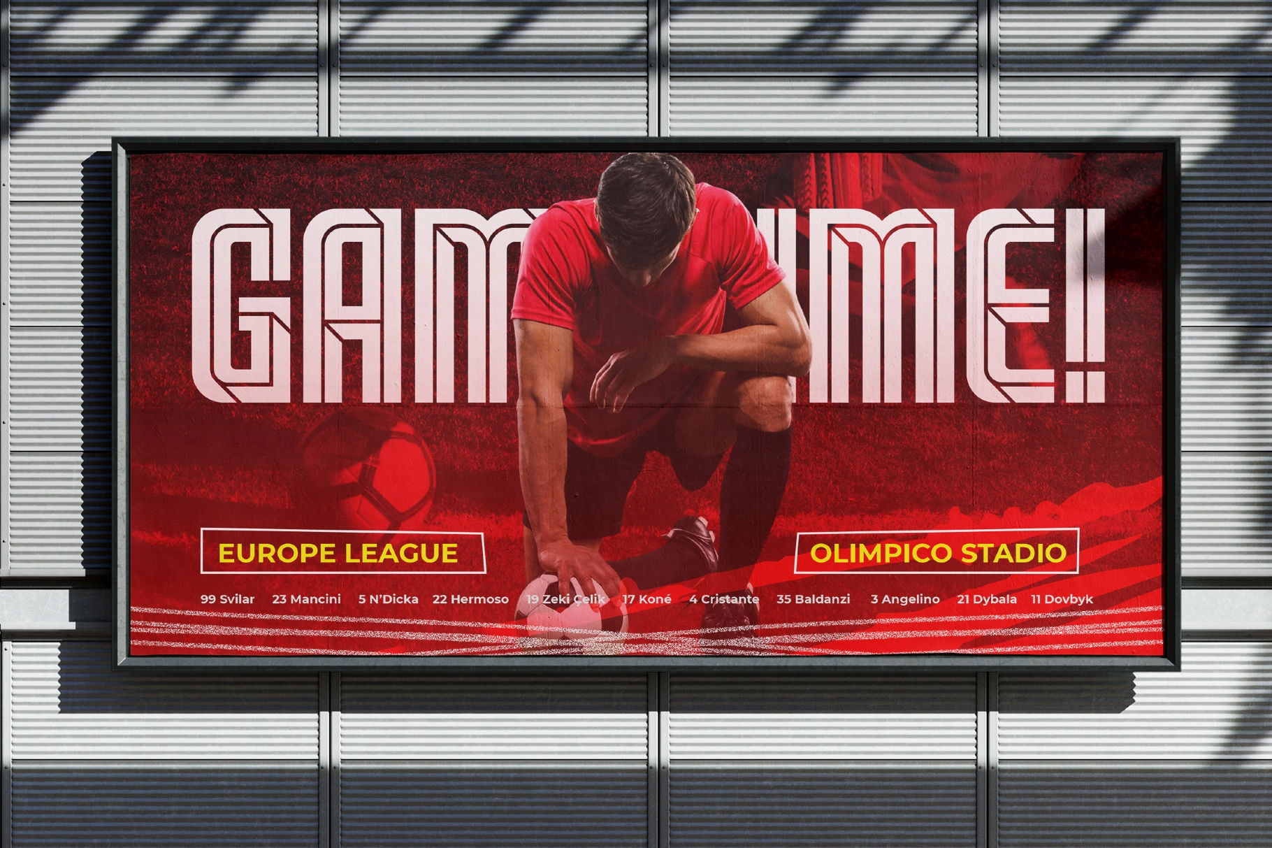 Scorex - Numberset / Nameset Sport Jersey Font