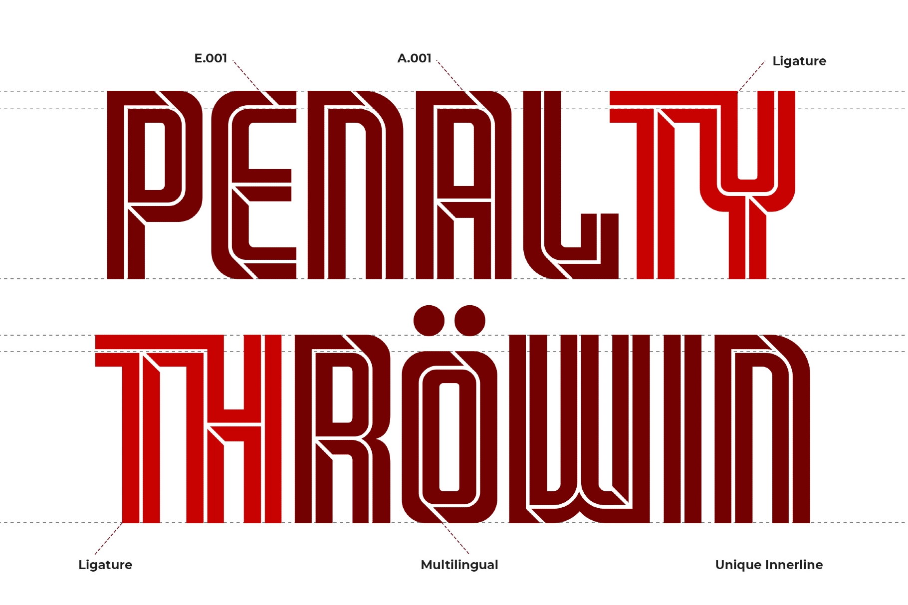 Scorex - Numberset / Nameset Sport Jersey Font