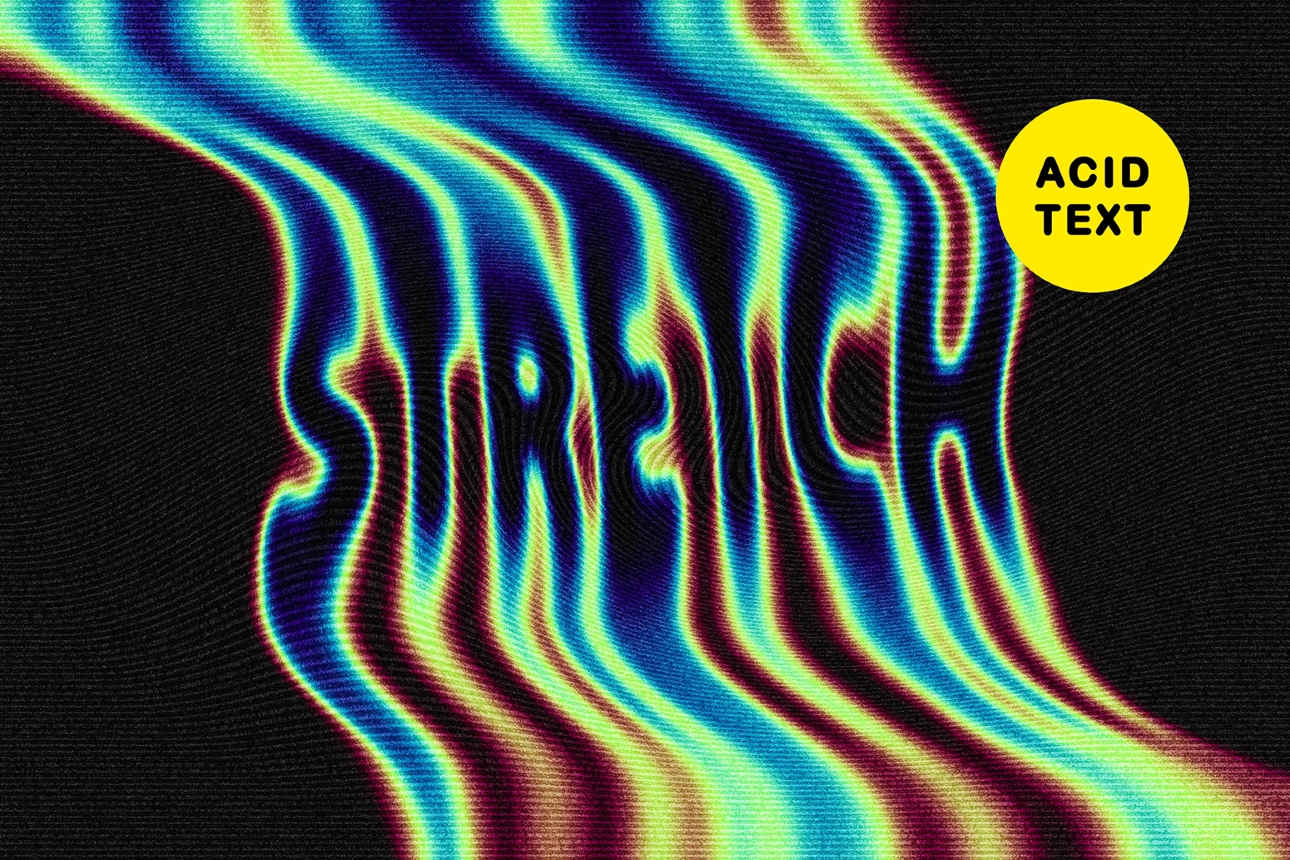 Acid Stretch Text Effect
