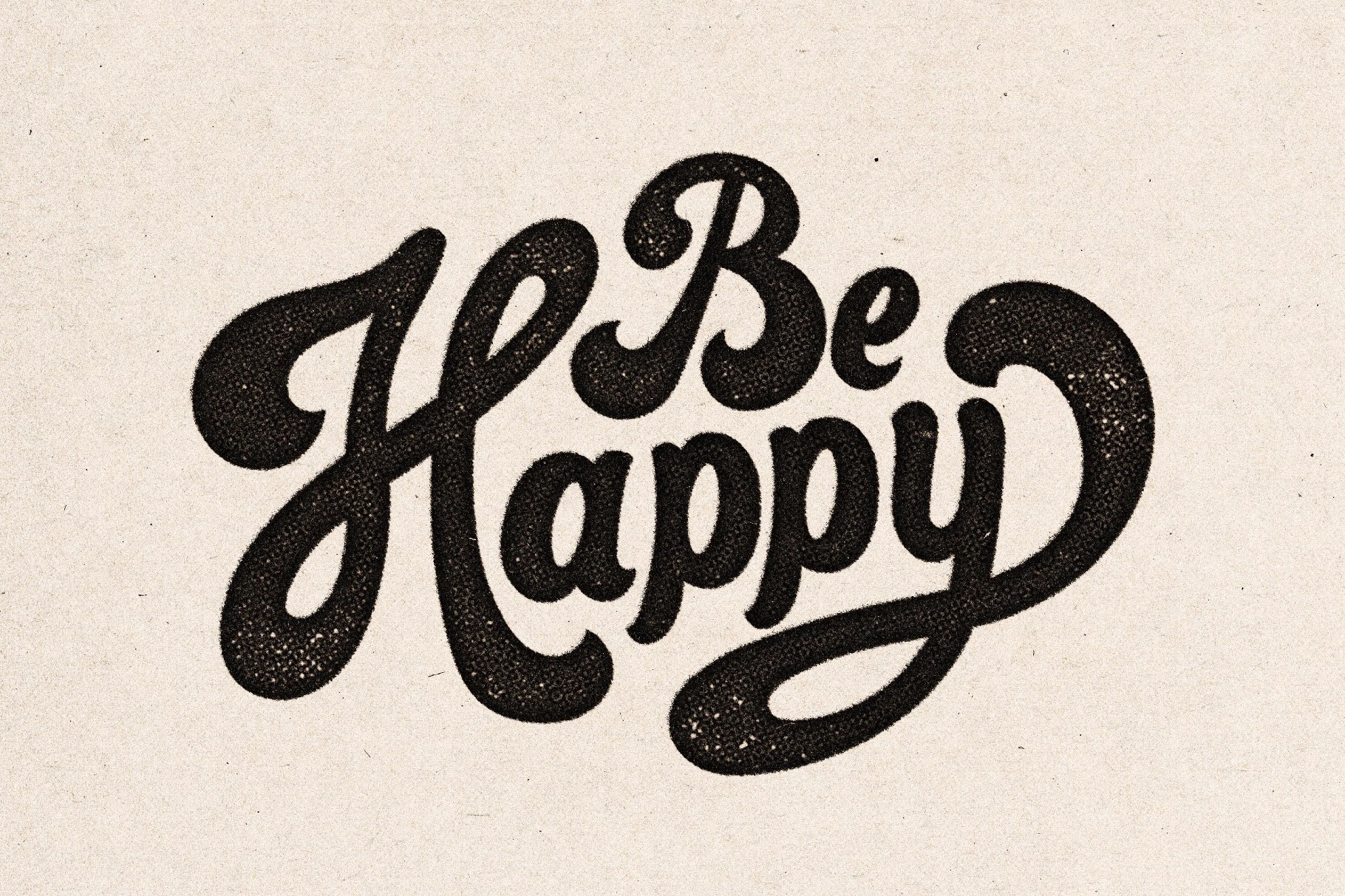 Vintage Stamp Print Effect