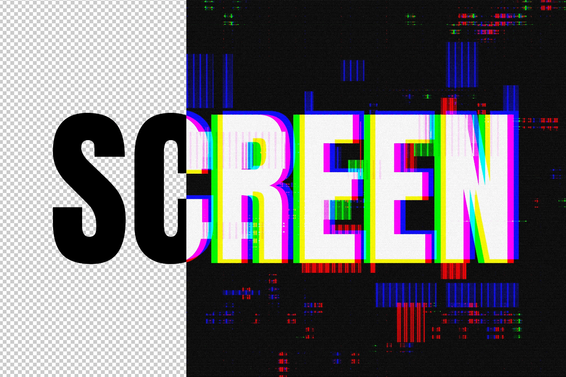 Glitch Text Effects