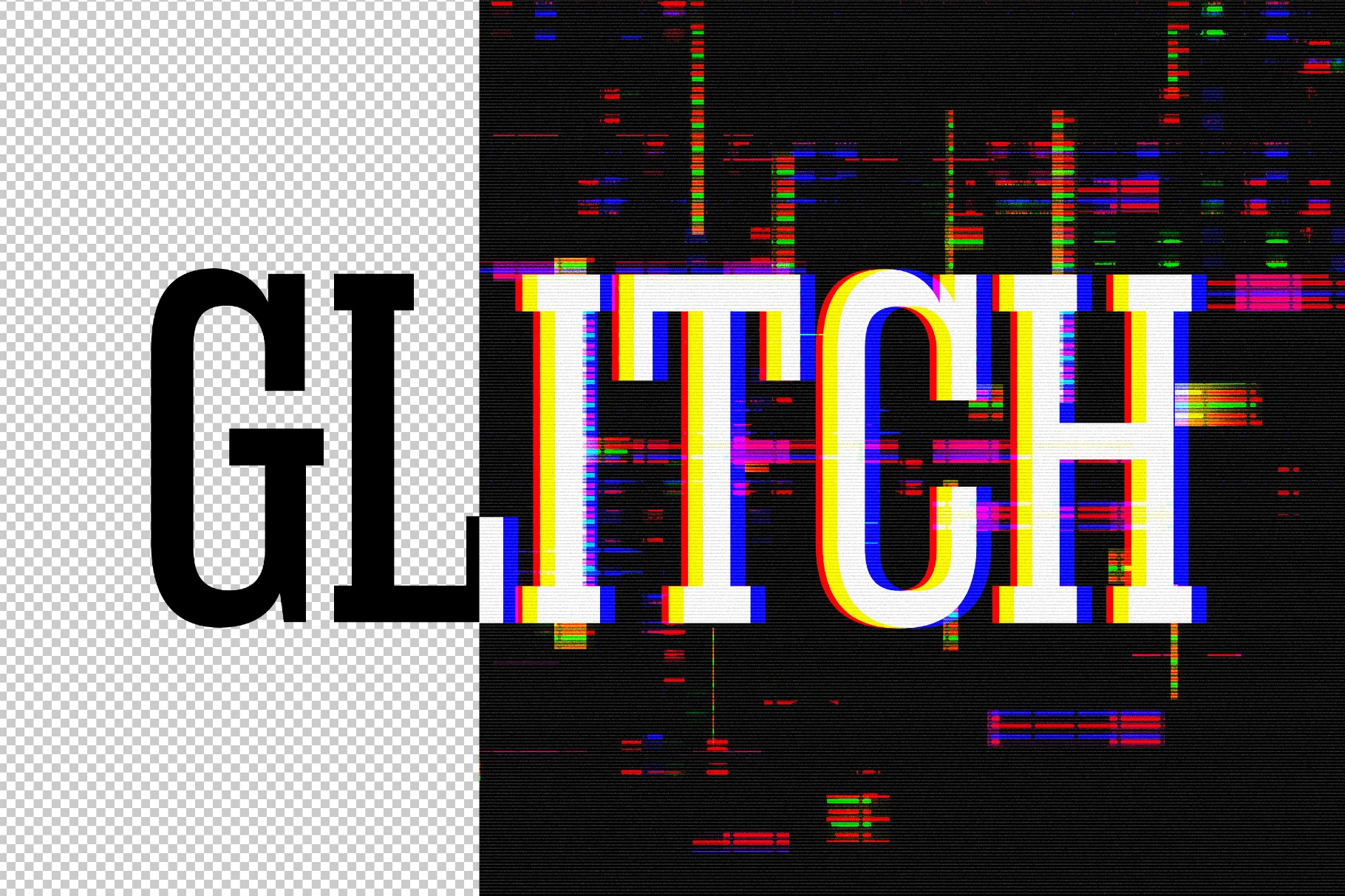 Glitch Text Effects
