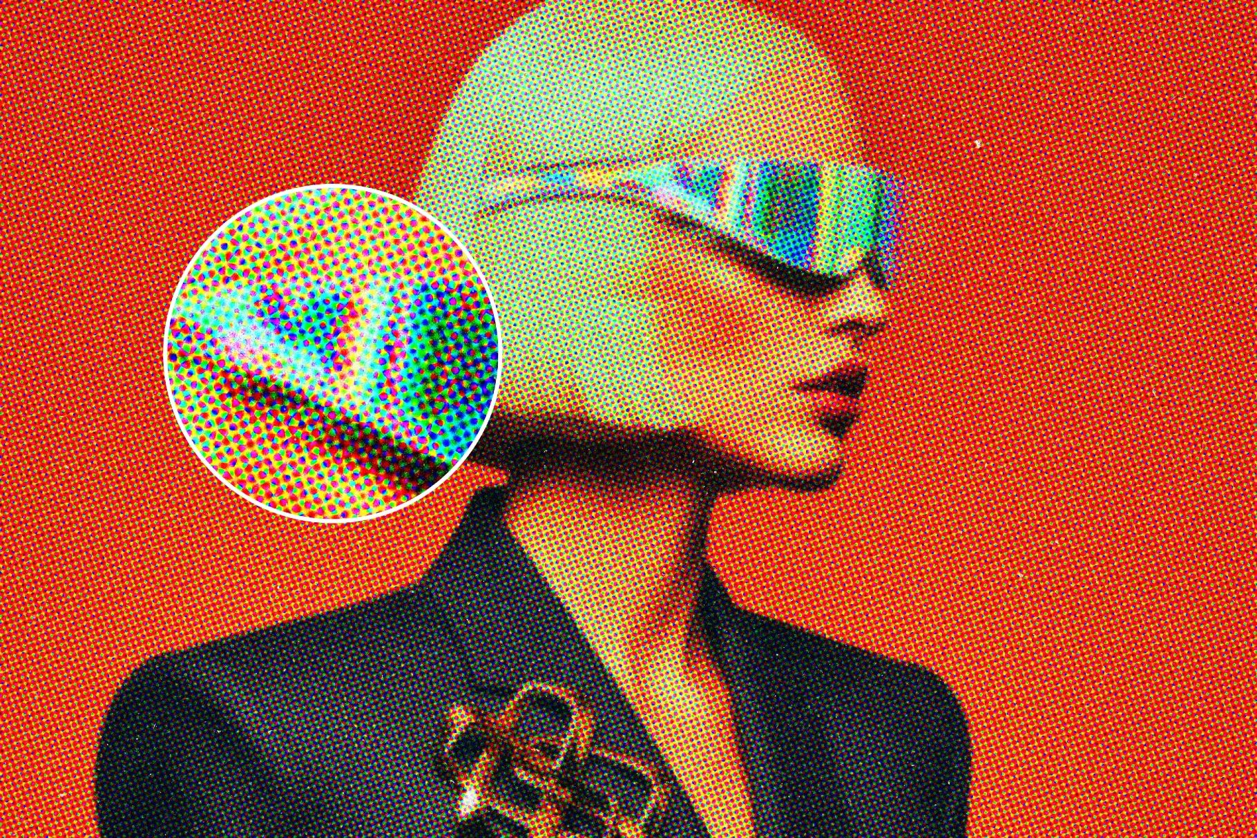 Retro Halftone Photo Effect