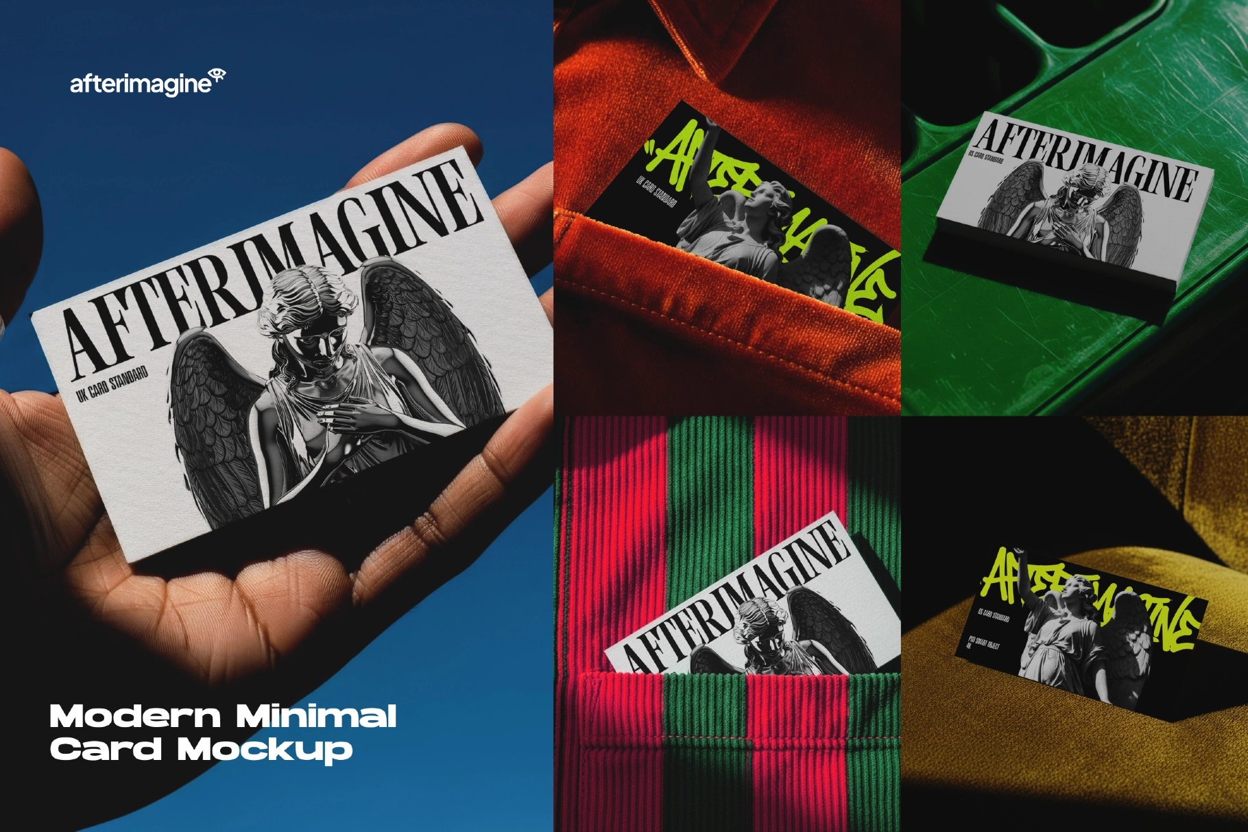 Modern Minimal Card Mockup