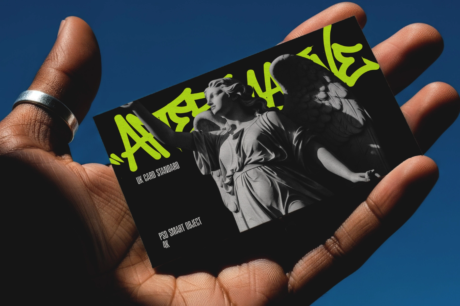 Modern Minimal Card Mockup