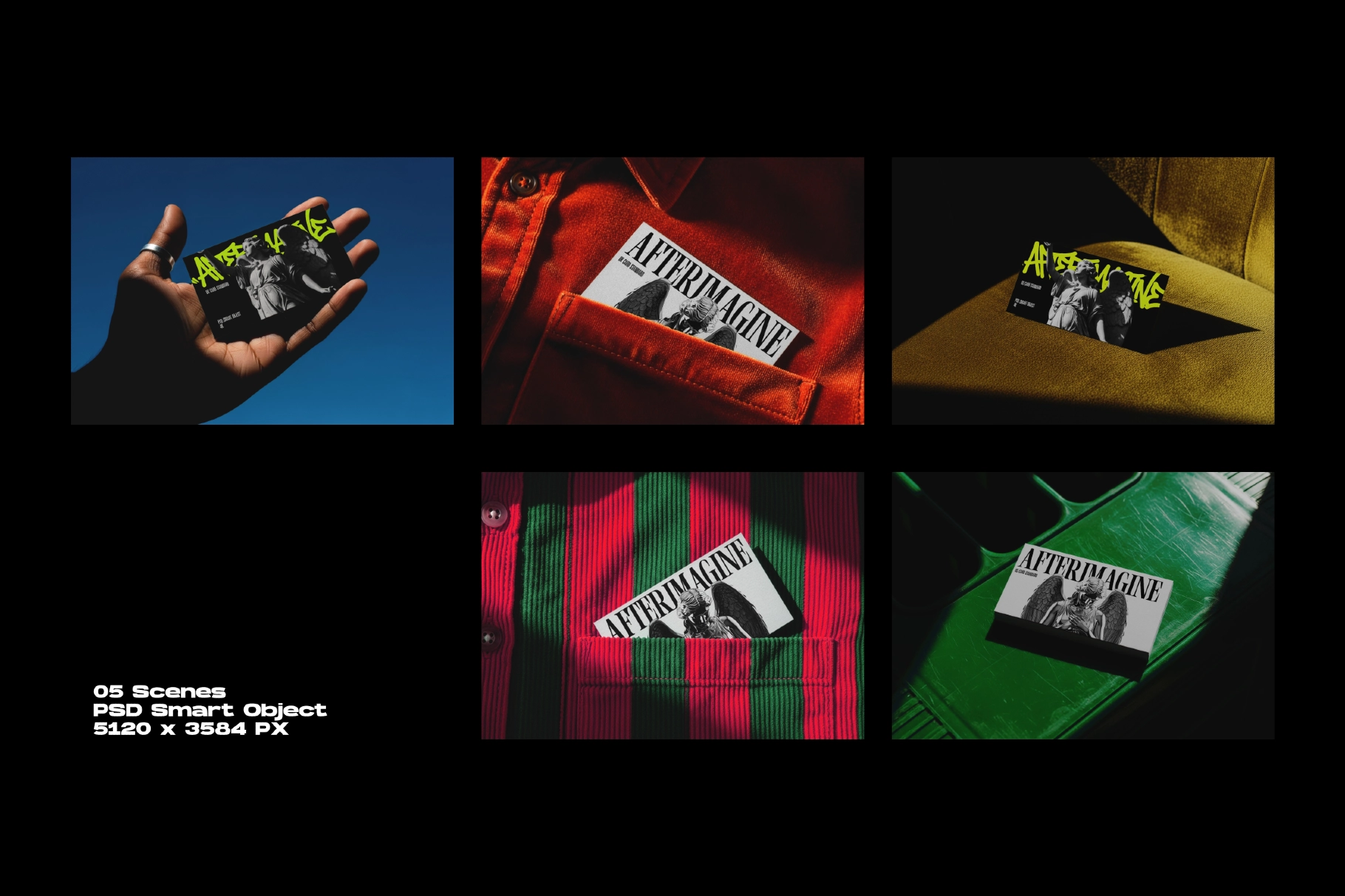 Modern Minimal Card Mockup