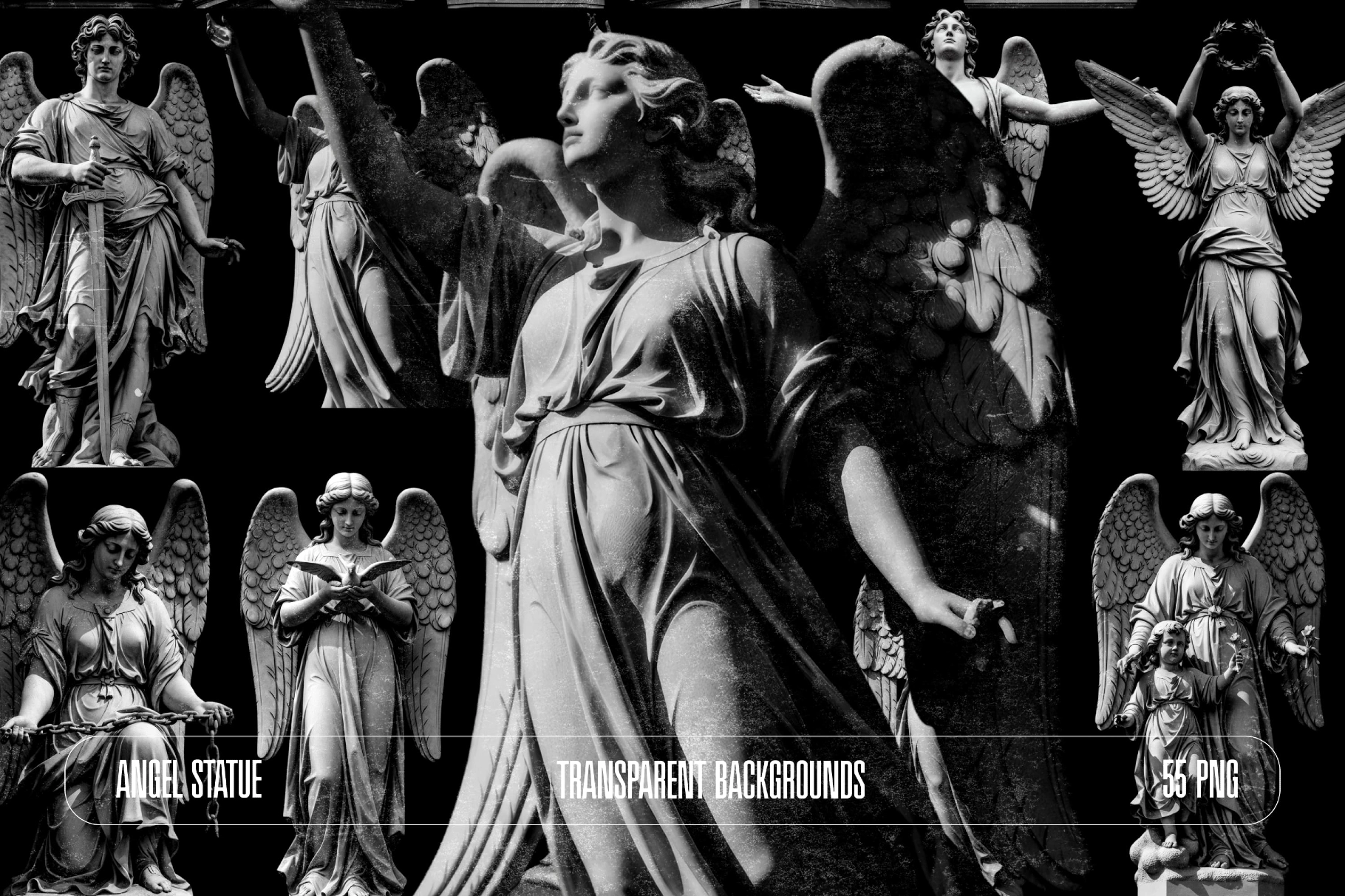 Angel Statue PNG Collections