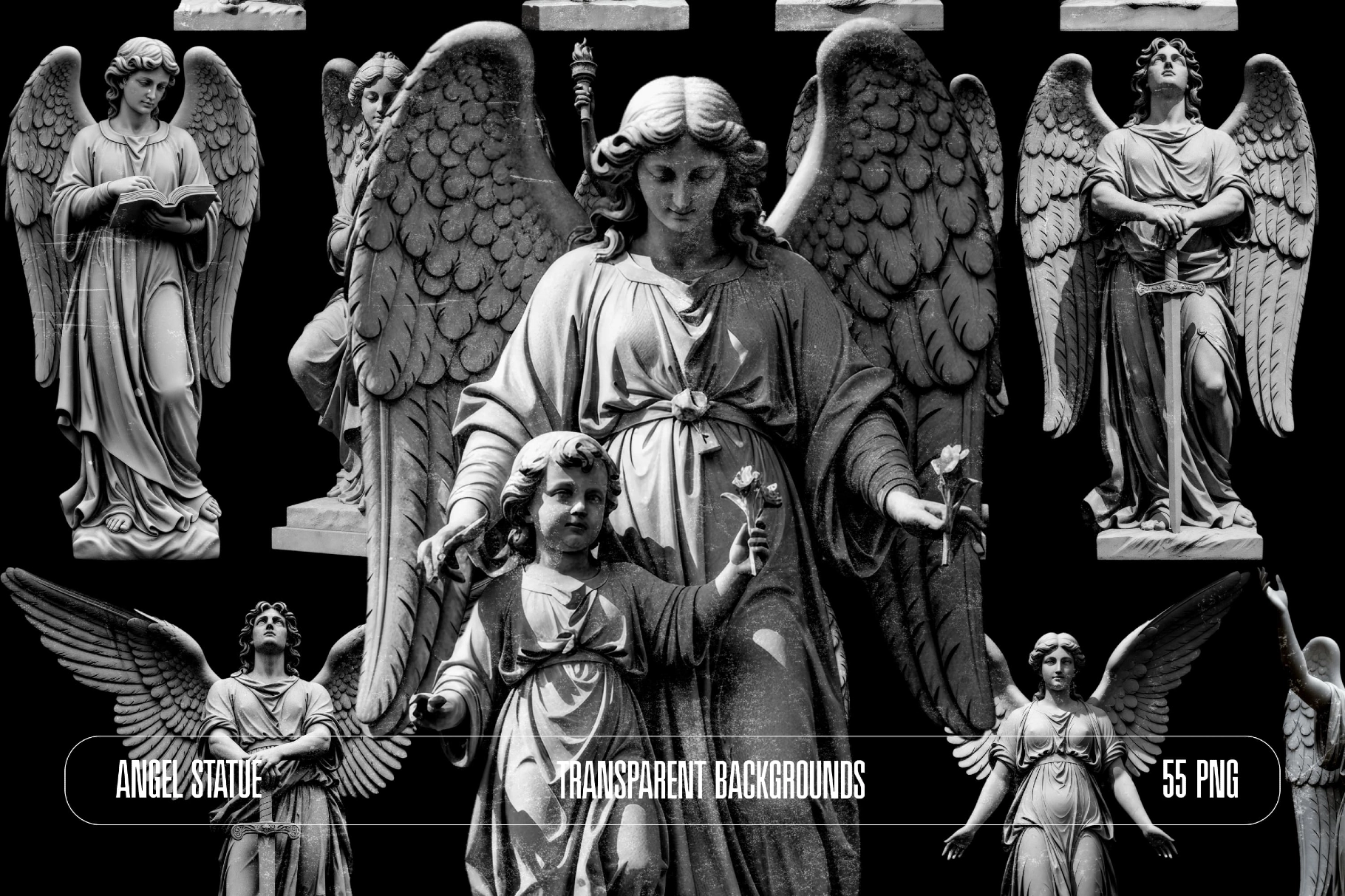 Angel Statue PNG Collections