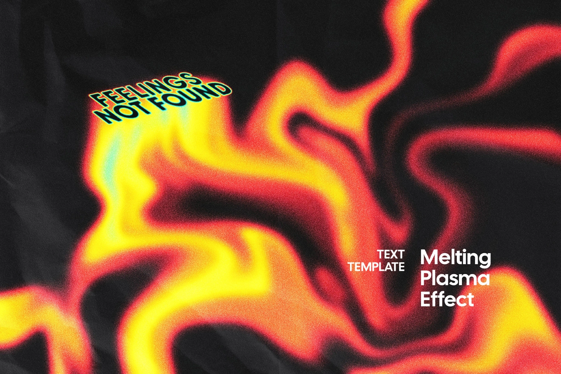 Melting Plasma Text Effect