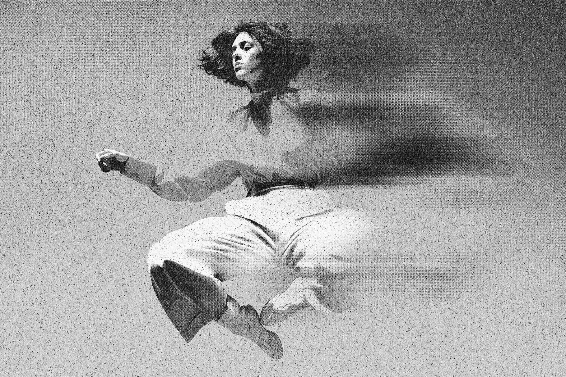 Abstract Bad Scan Photo Effect