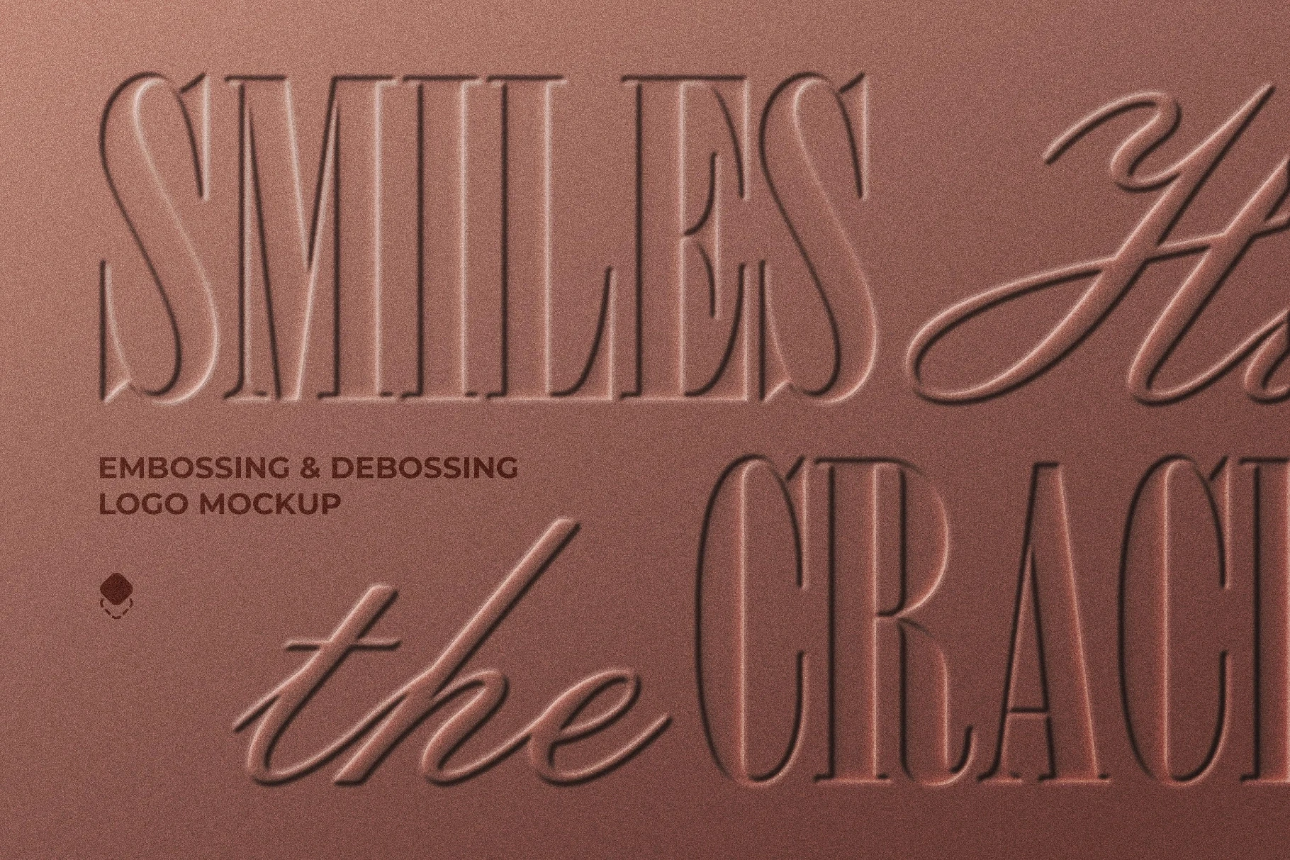 Embossing & Debossing Logo Mockup