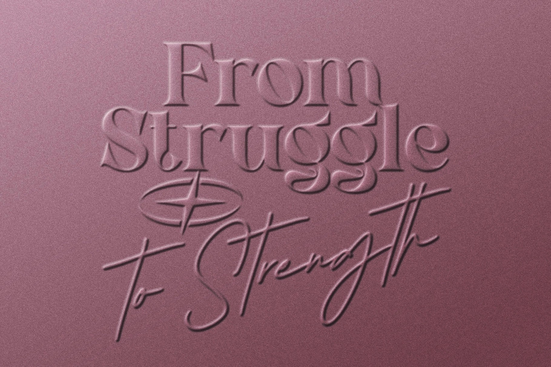 Embossing & Debossing Logo Mockup