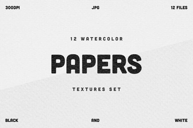Watercolor Paper Textures