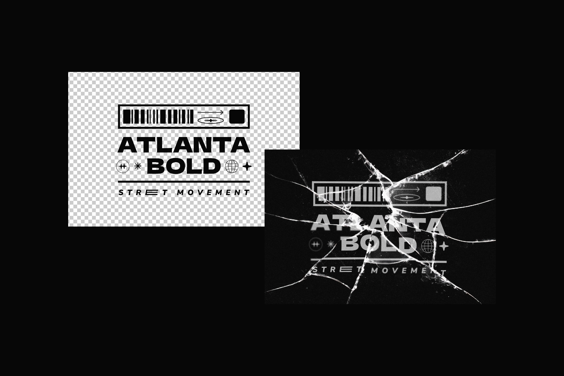 Broken Glass Text & Logo Effect