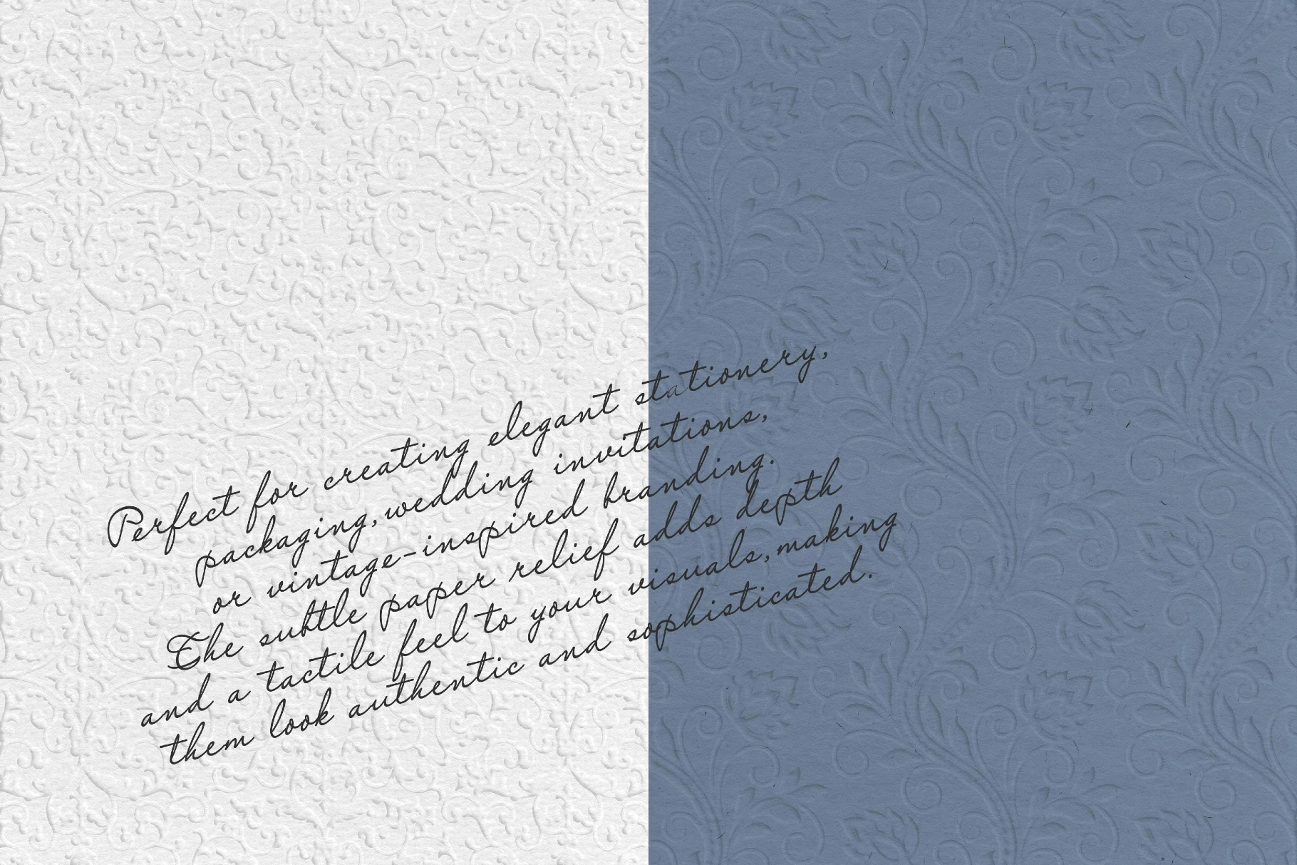 Crafted Embossed Papers & Frames