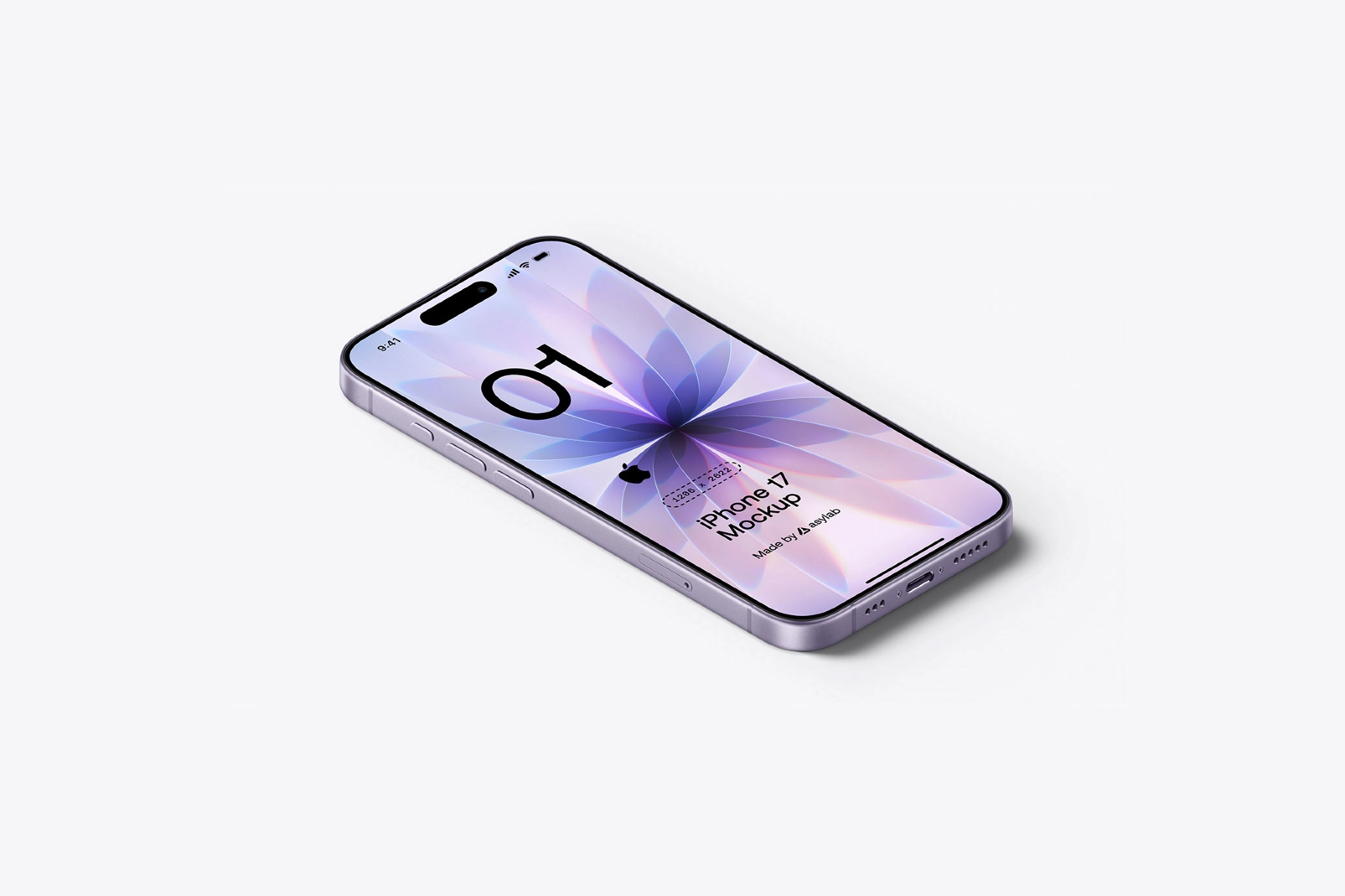 Perspective iPhone 17 Mockup