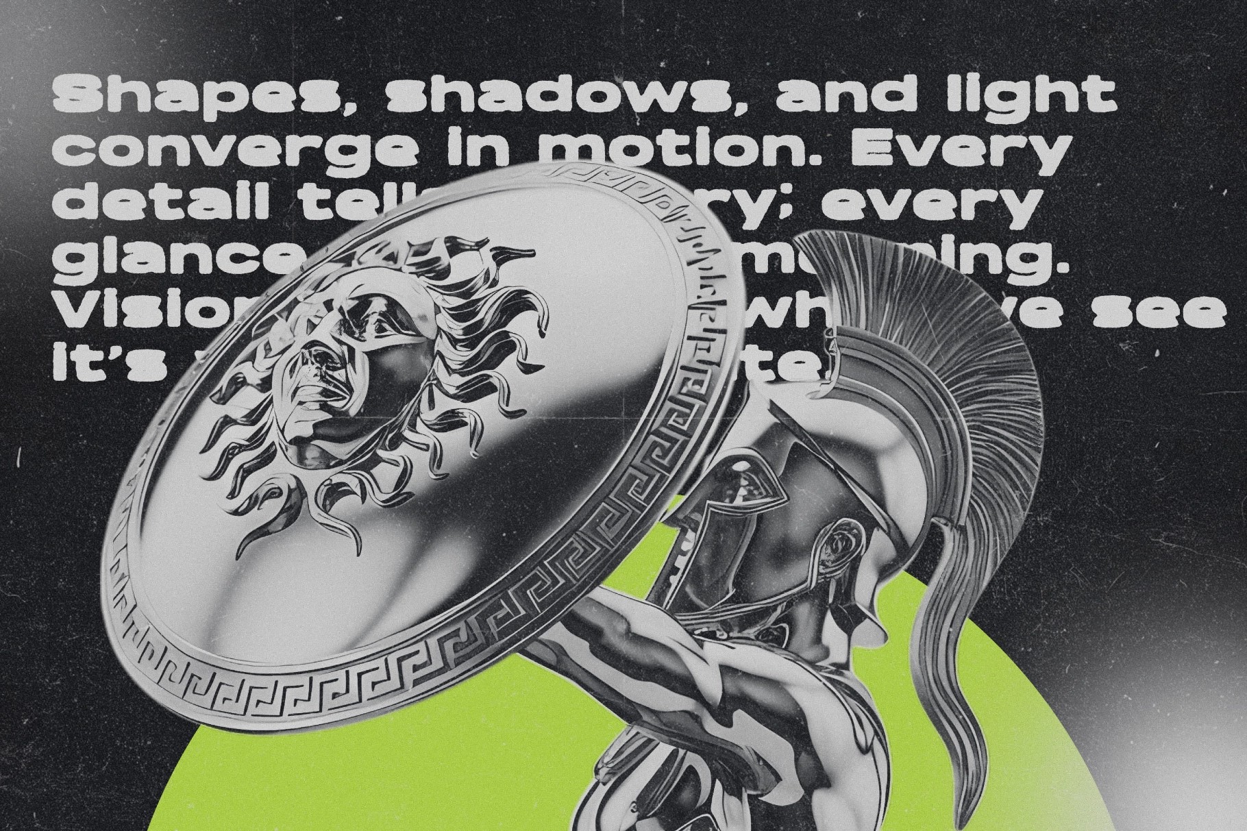 Chromatic Metal Statue PNG Collection