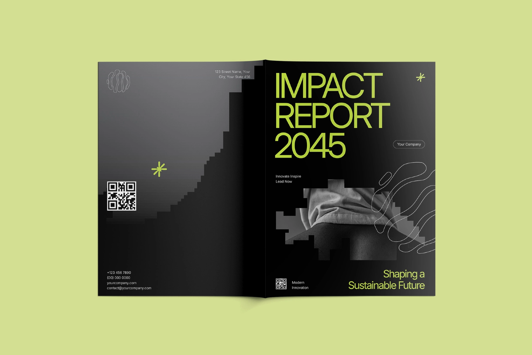 Humma - Minimalist Impact Report Template