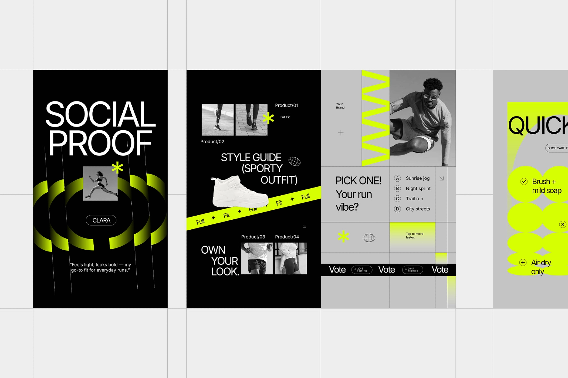 Sportea - Sportwear Instagram Template Pack