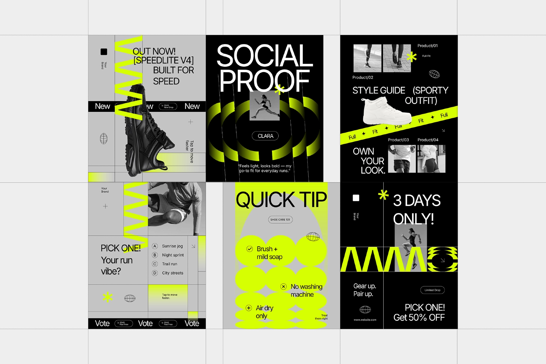 Sportea - Sportwear Instagram Template Pack