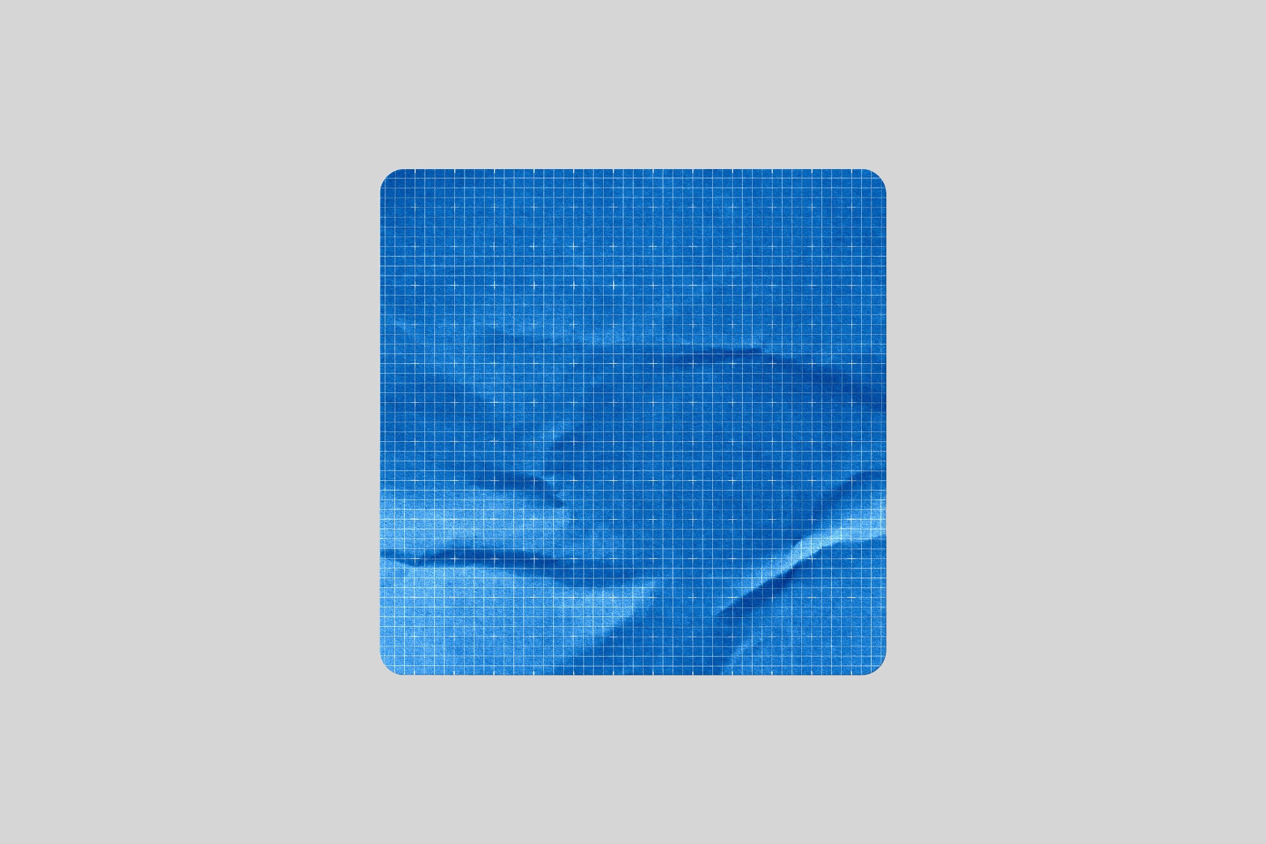 Crumpled Square Sticker Mockup