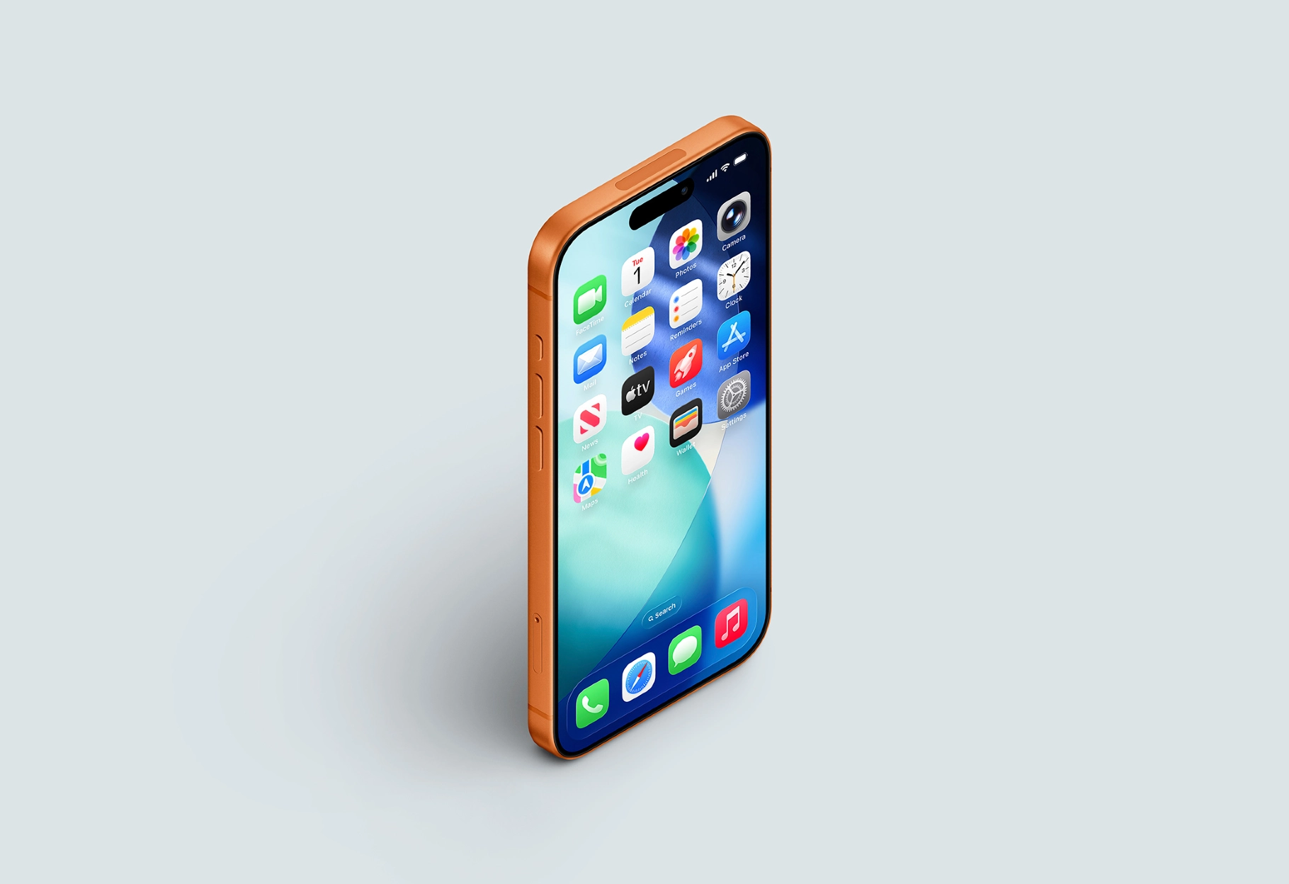 iPhone 17 Pro Screen Mockup | Angled View
