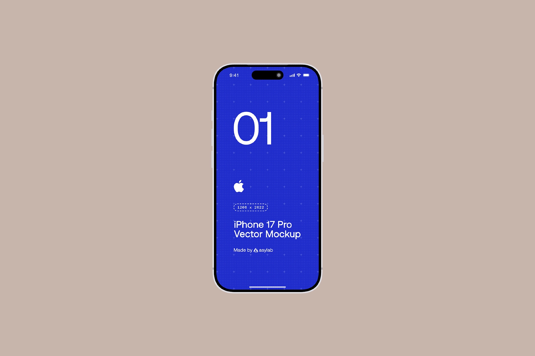 iPhone 17 Pro Vector Mockup