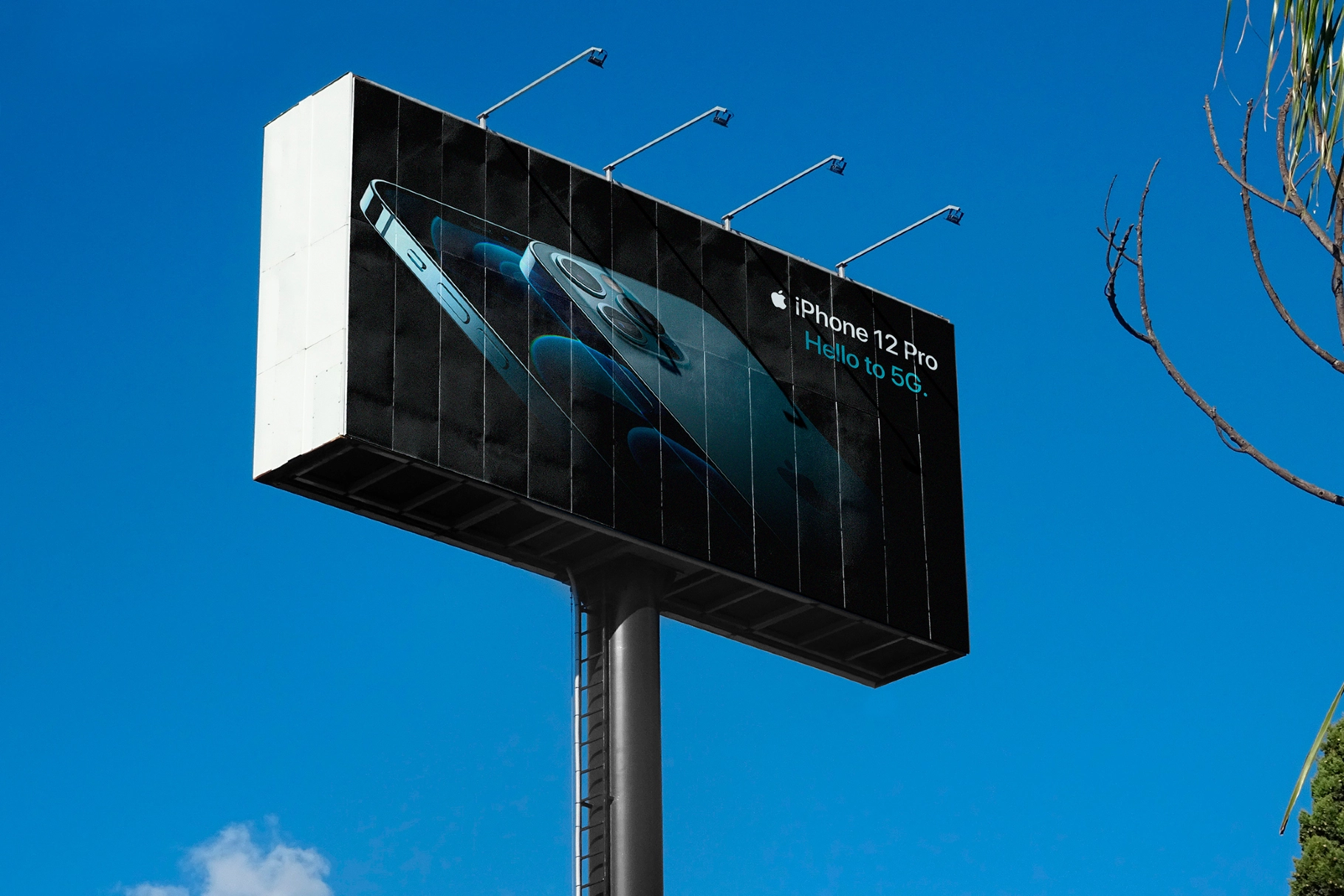 Skyline Box Billboard Mockup
