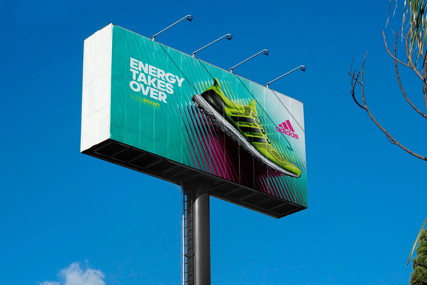 Skyline Box Billboard Mockup
