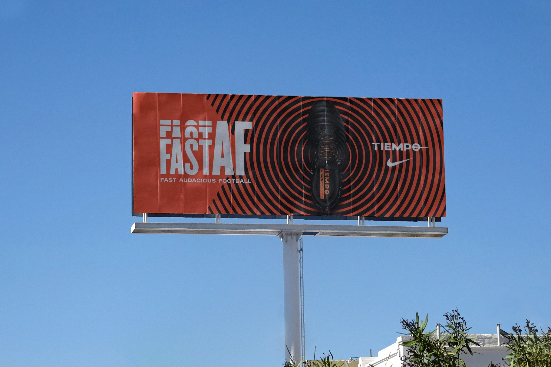 Single-Pole Billboard Mockup