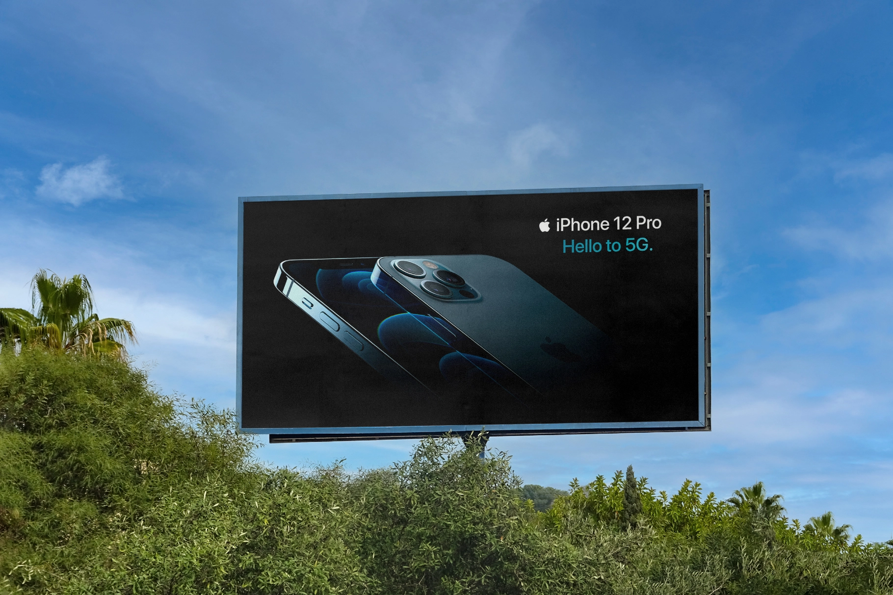Roadside OOH Billboard Mockup