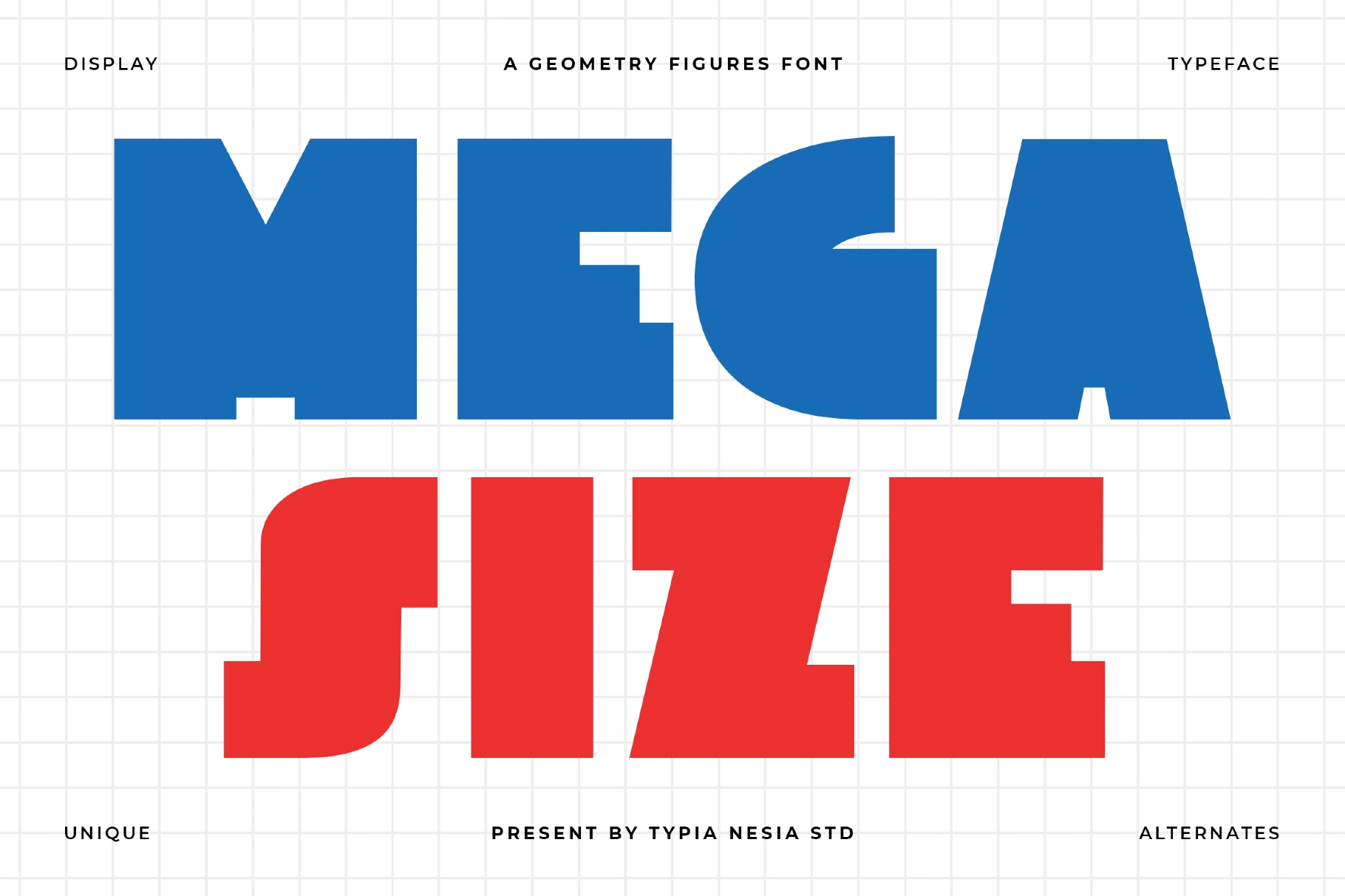 Megasize - Bold Geometric Display Sans