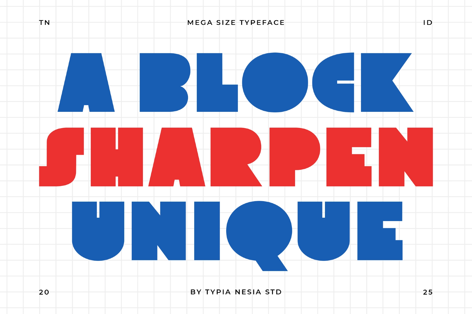 Megasize - Bold Geometric Display Sans