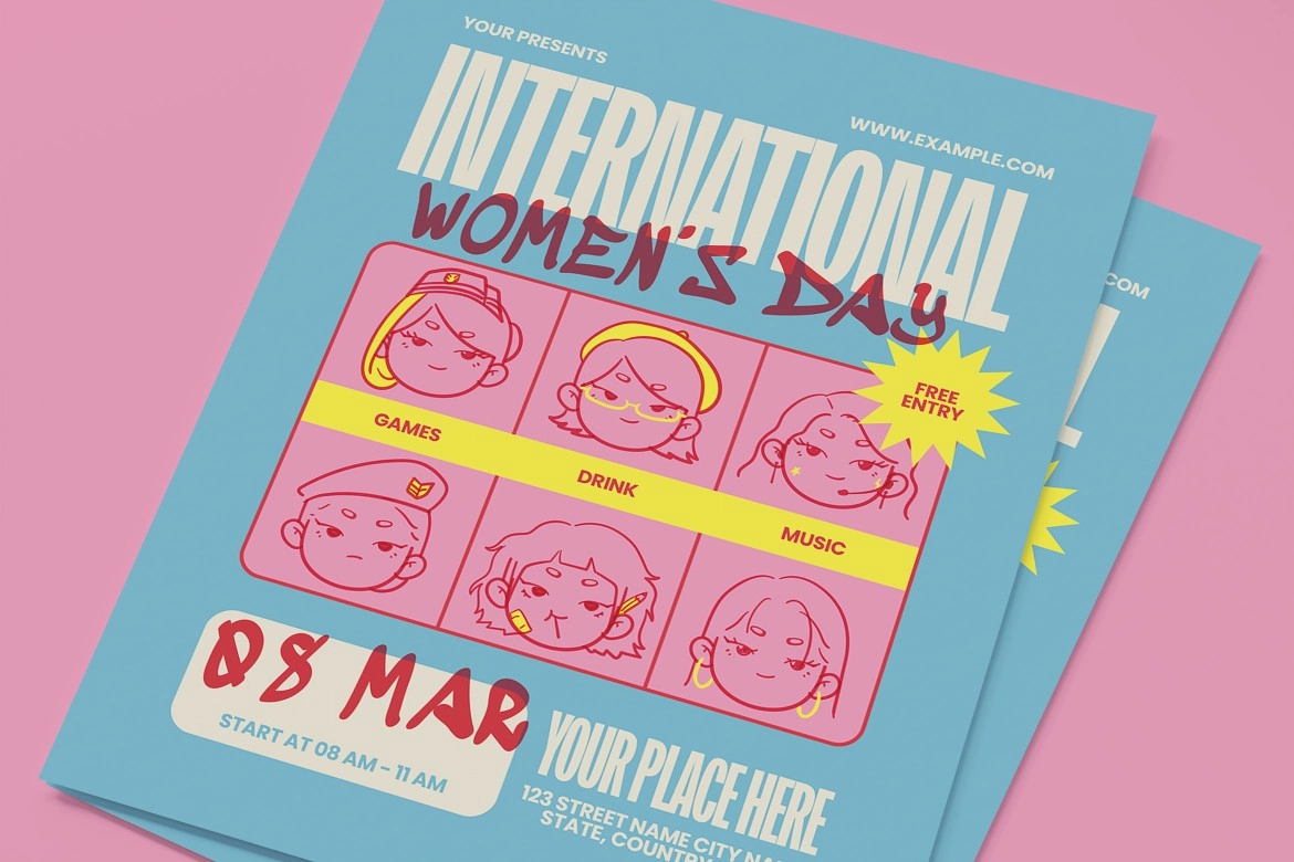 International Woman's Day Flyer