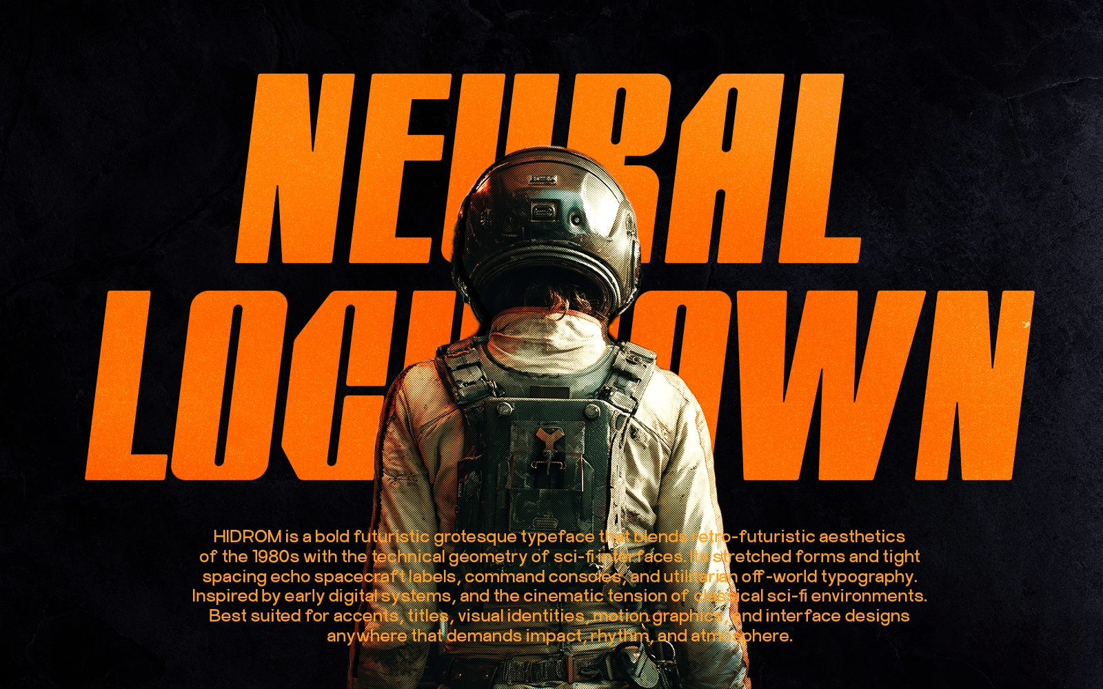 Hidrom - Display Font