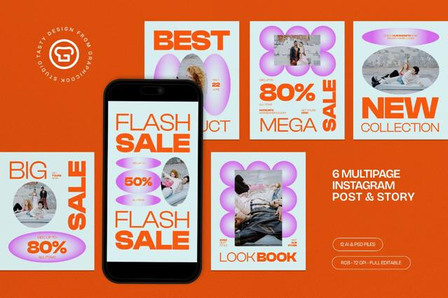 Fashion Sale Instagram Set