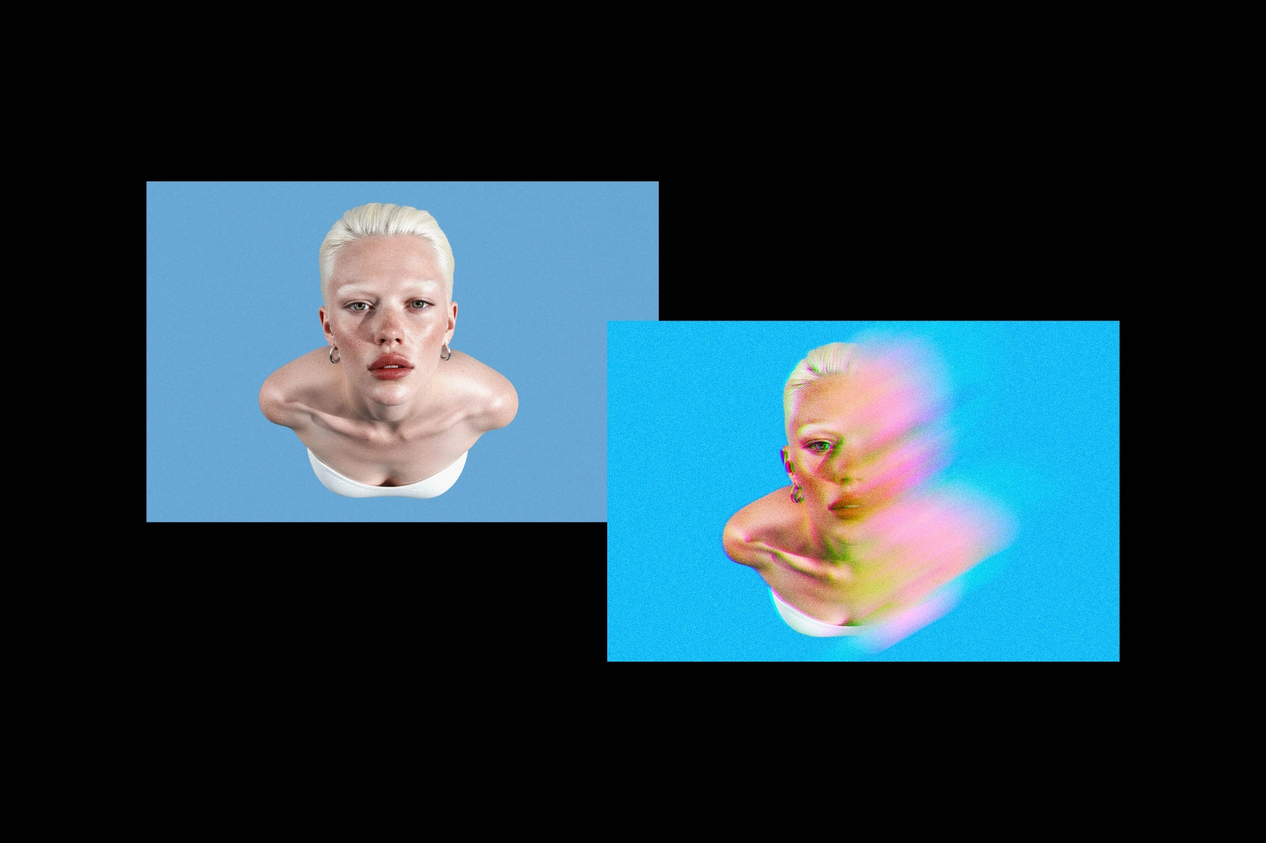 Glitch Motion Photo Effect