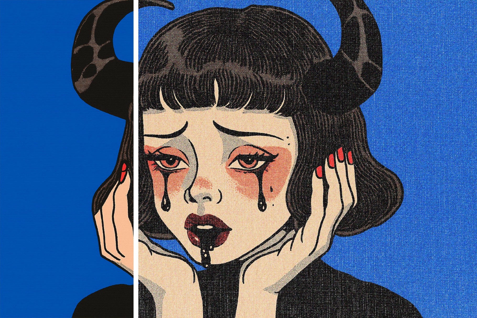 Old Canvas Printer Effect