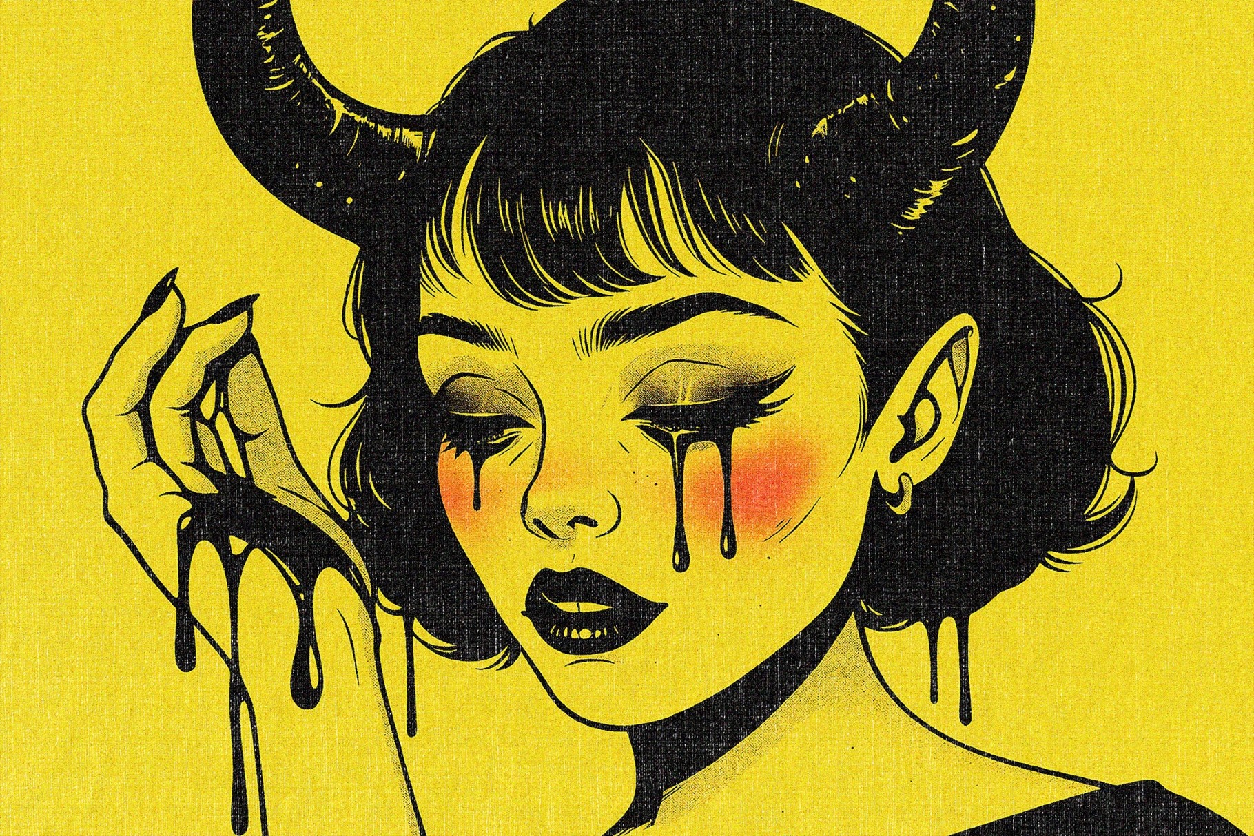 Old Canvas Printer Effect