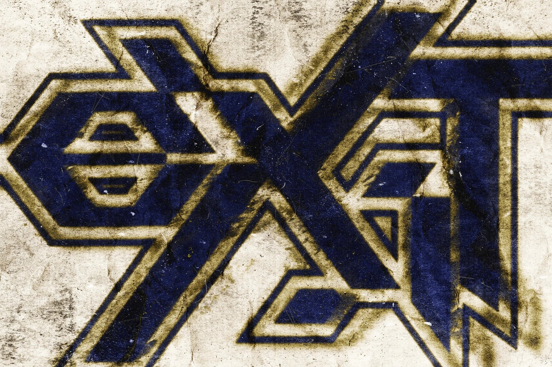 Distressed Misprint Text Effect