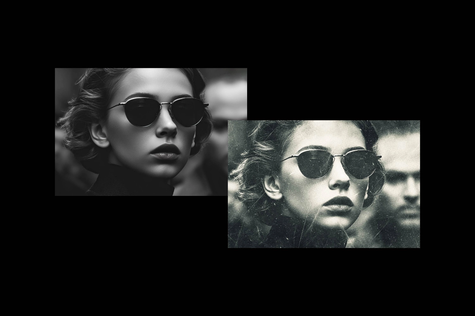 Dusty Overlay Photo Effect