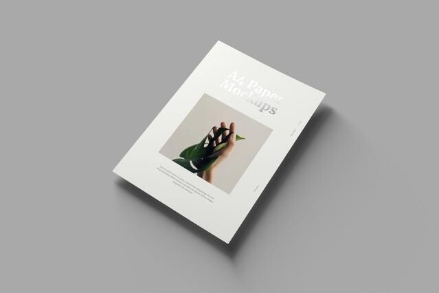 A4 Paper Mockups