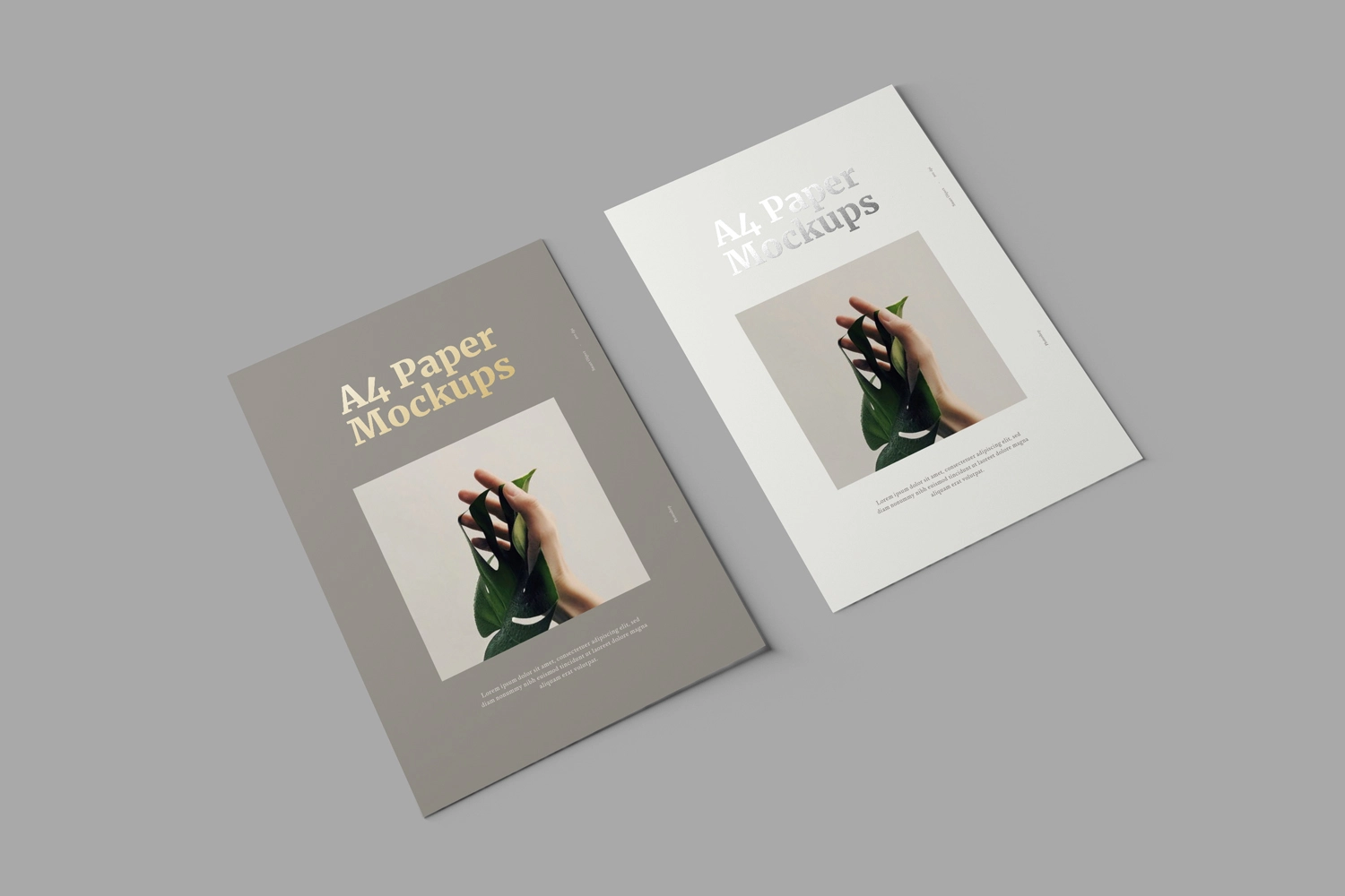 A4 Paper Mockups